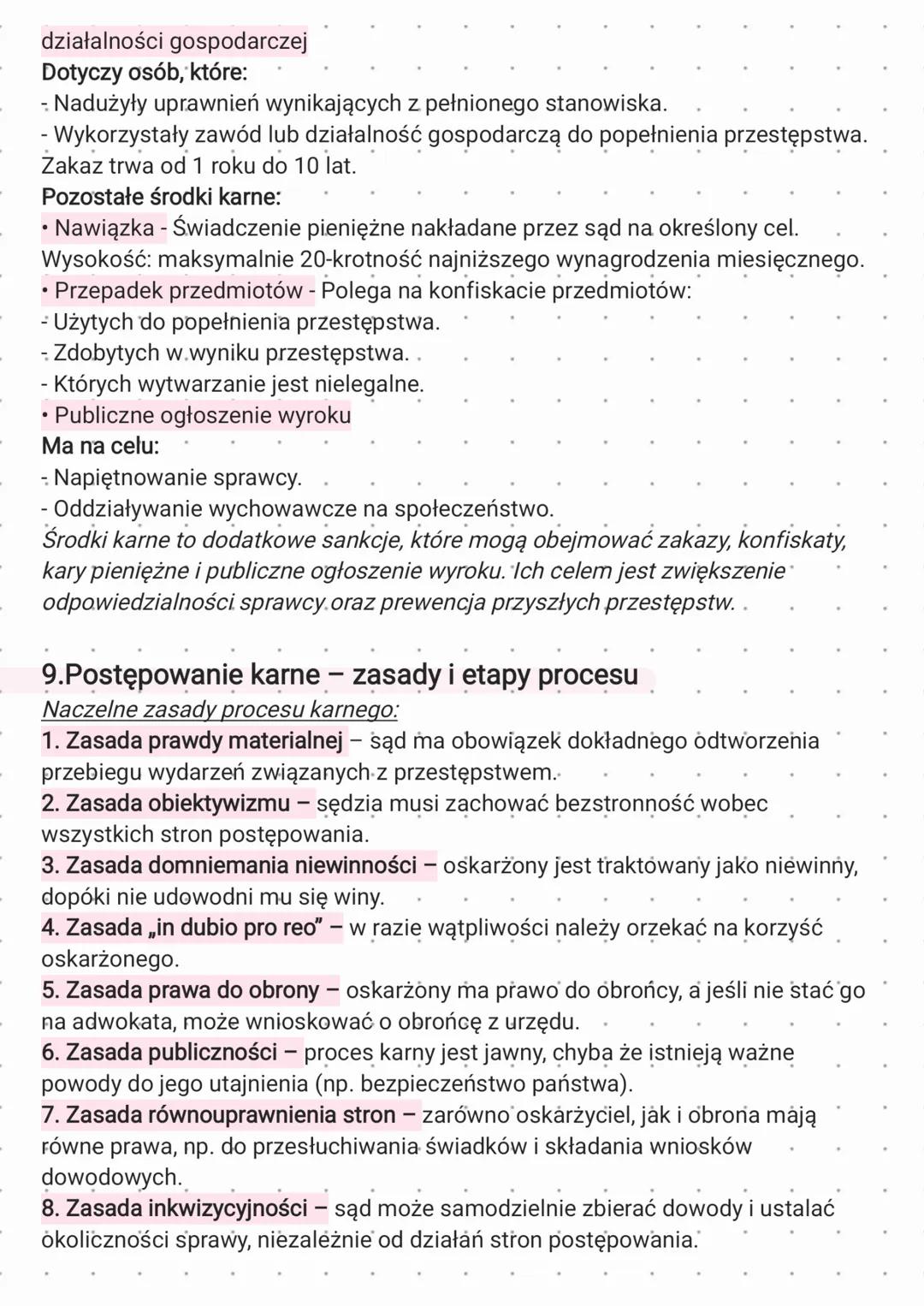 # Prawo karne
1.Kodeksy
Prawo karne spisane jest w:
- Kodeksie Karnym - Kodeksie Wykroczeń
- Kodeksie Karnym Skarbowym - Kodeksie Postępowa