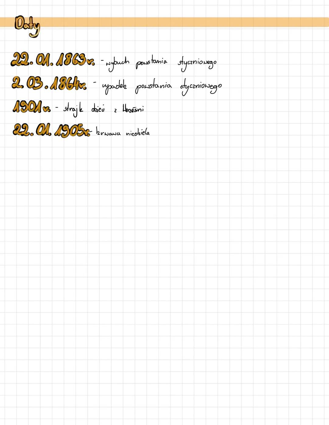 --- OCR Start ---
Pojęcia
Historia
Liemie polskie po wiośnie ludos.
praca organiczna - wspólna proca obywateli dla dobra ogółu w
jako jedneg