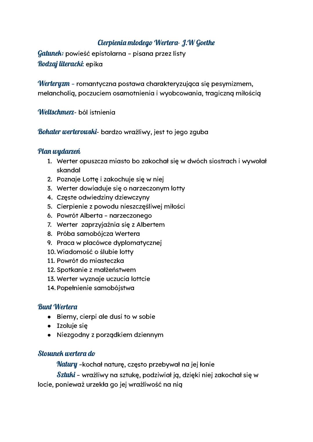 Cierpienia młodego Wertera