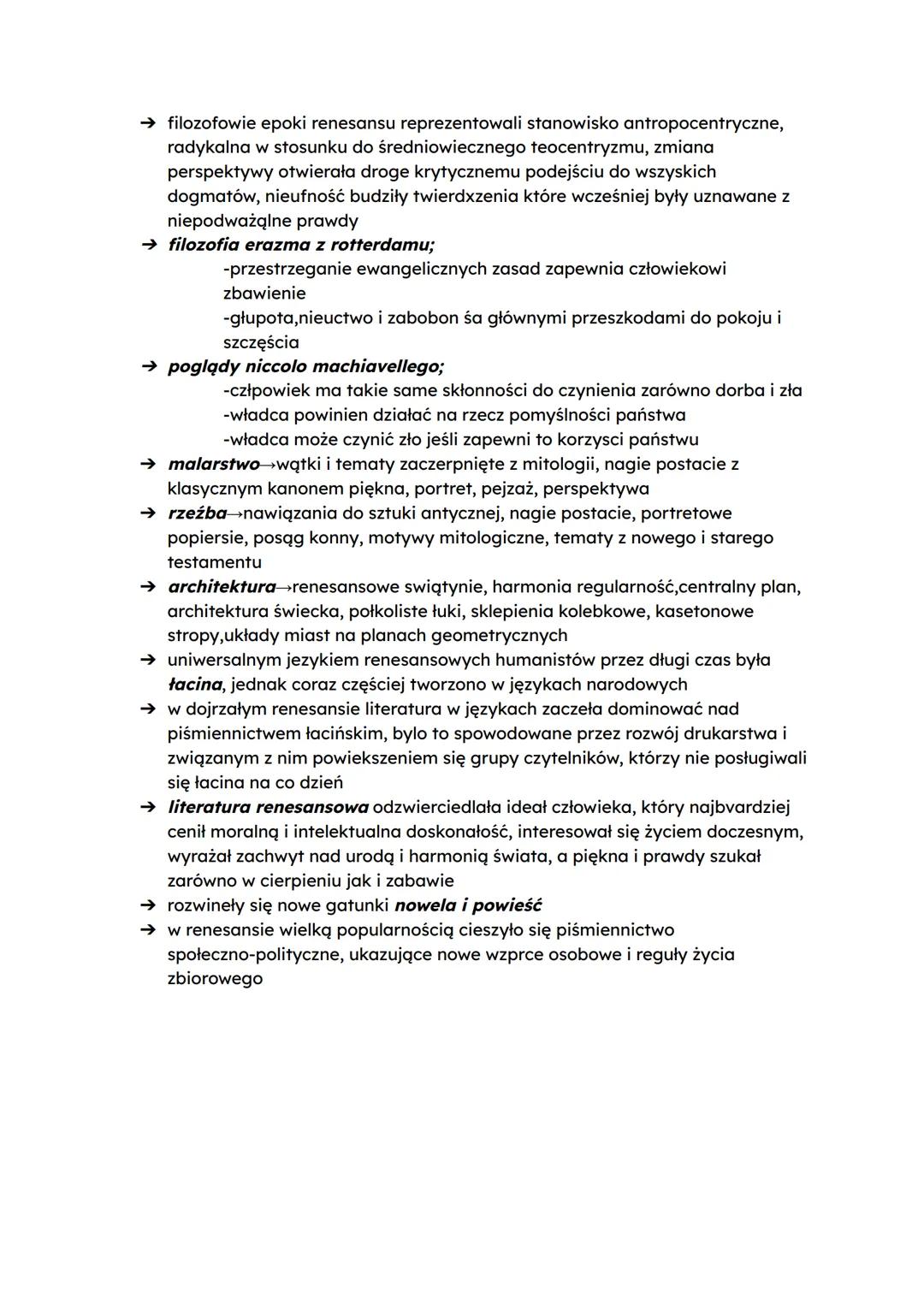 renesans
→ renesans(odrodzenie) →pierwsza epoka w dziejach kultury europejskiej,
której nazwe wymyslili żyjący wówczas uczeni, pisarze i ar