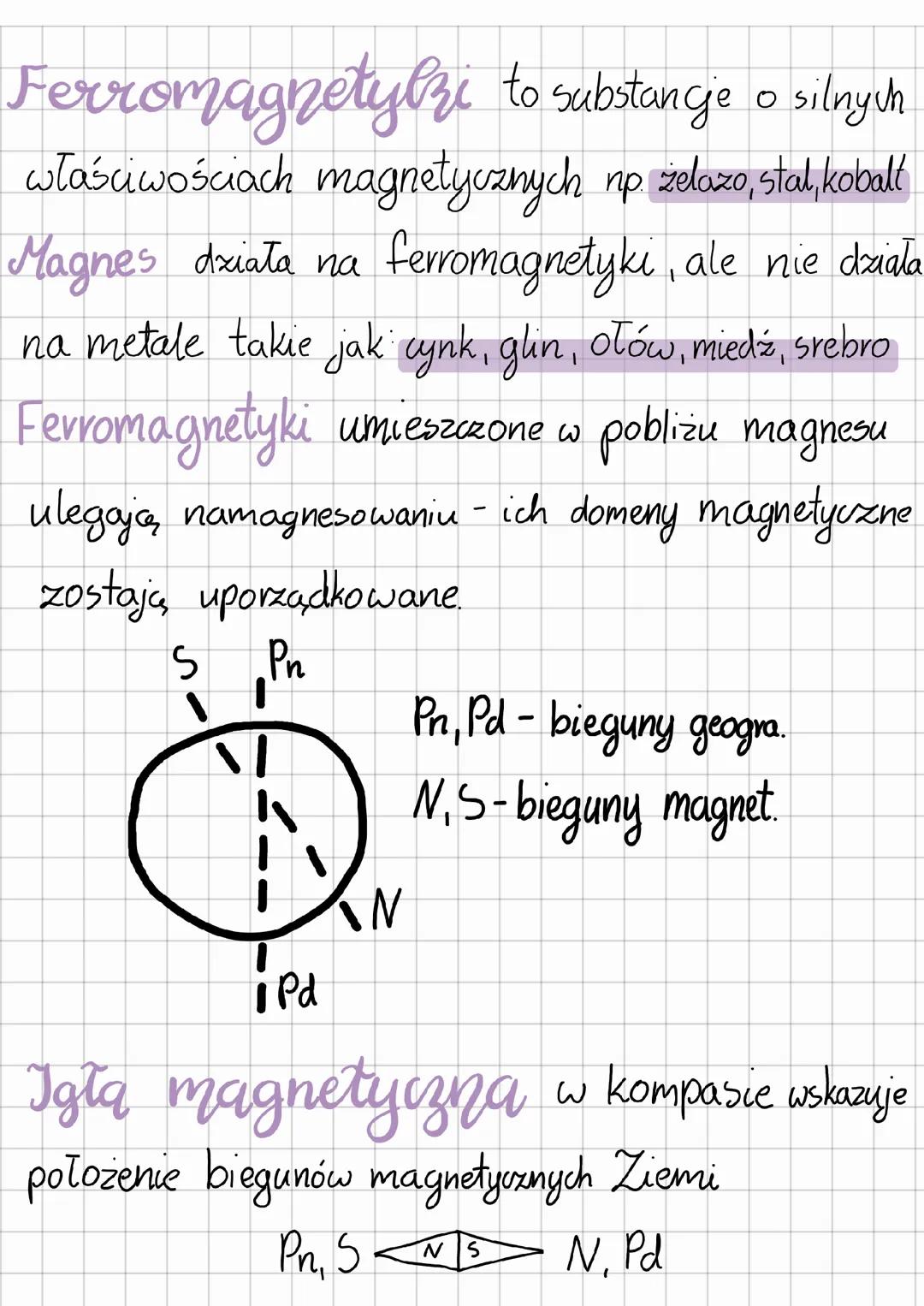 Fizyka klasa 8 - magnetyzm