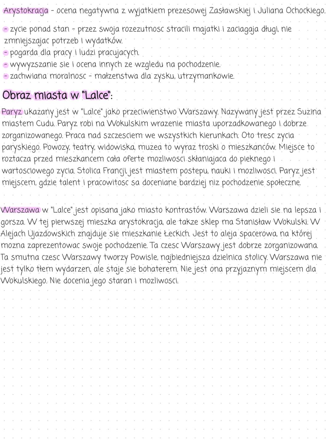 # Polski
"Lalka"
1890-wydanie "Lalki"
Tytuł:
Ma on charakter symboliczny (posadzenie o kradziez lalki jednej z bohaterek
główna bohaterk