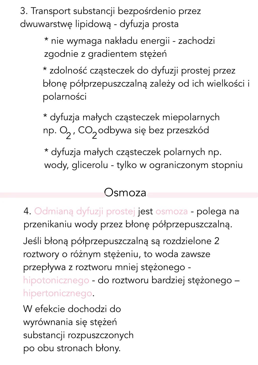 --- OCR Start ---
Transport przez błony biologiczne
1. Transport błonowy - funkcjonowanie komórki
jest uzależnione od wymiany substancji z
o