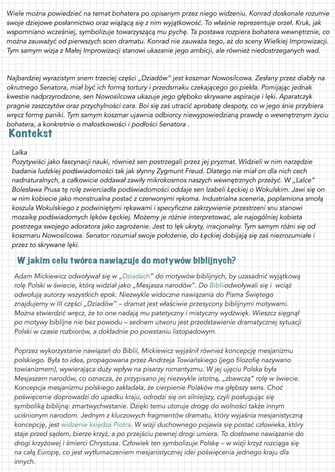 # Dziady cz.III
# Adama Mickiewicza
## Pytania jawne
20. Losy młodzieży polskiej pod zaborami. Omów zagadnienie na podstawie Dziadów częś