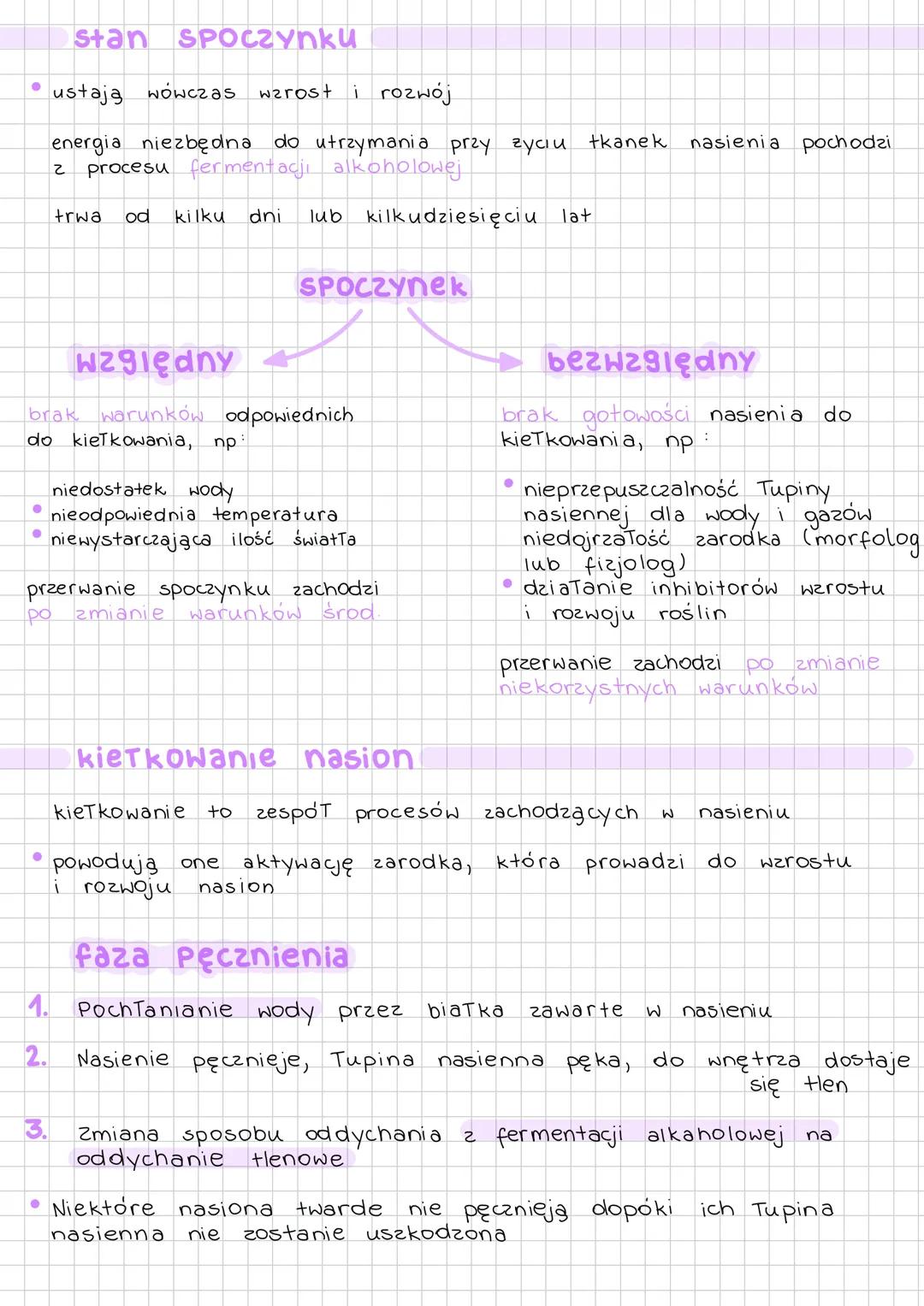 # WZROSTI ROZWÓJ
# KIEŁKOWANIE
# NASION
wzrost rośliny polega na nieodwracalnym zwiększaniu się
jej rozmiarówn
rozwoj rośliny to zmiany