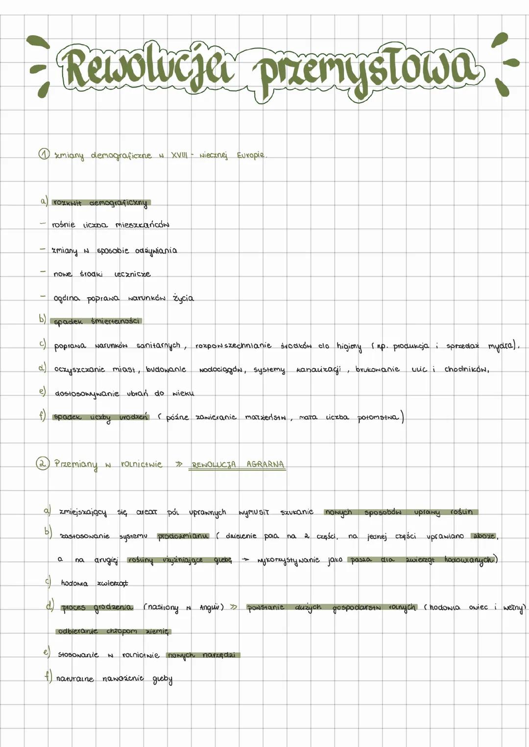 Rewolucja przemysłowa w XVIII w.