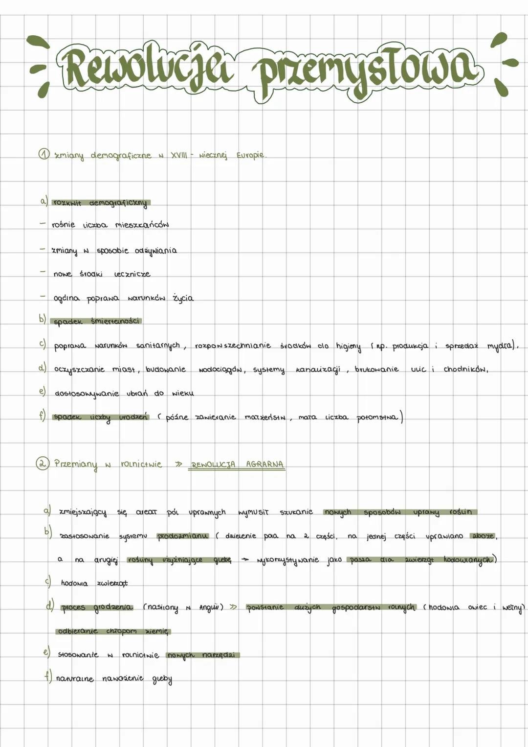 --- OCR Start ---
Rewolucja przemysłowa:
zmiany demograficzne w XVIII wiecznej Europie.
a) rozkwit demograficzny
rośnie liczba mieszkańców
z