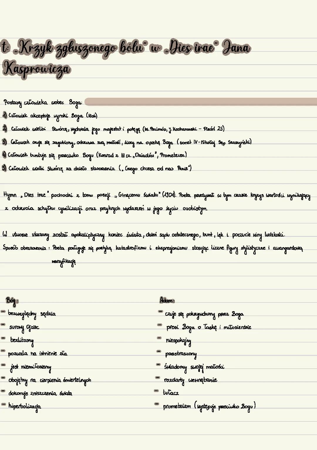„Dies irae” Jan Kasprowicz