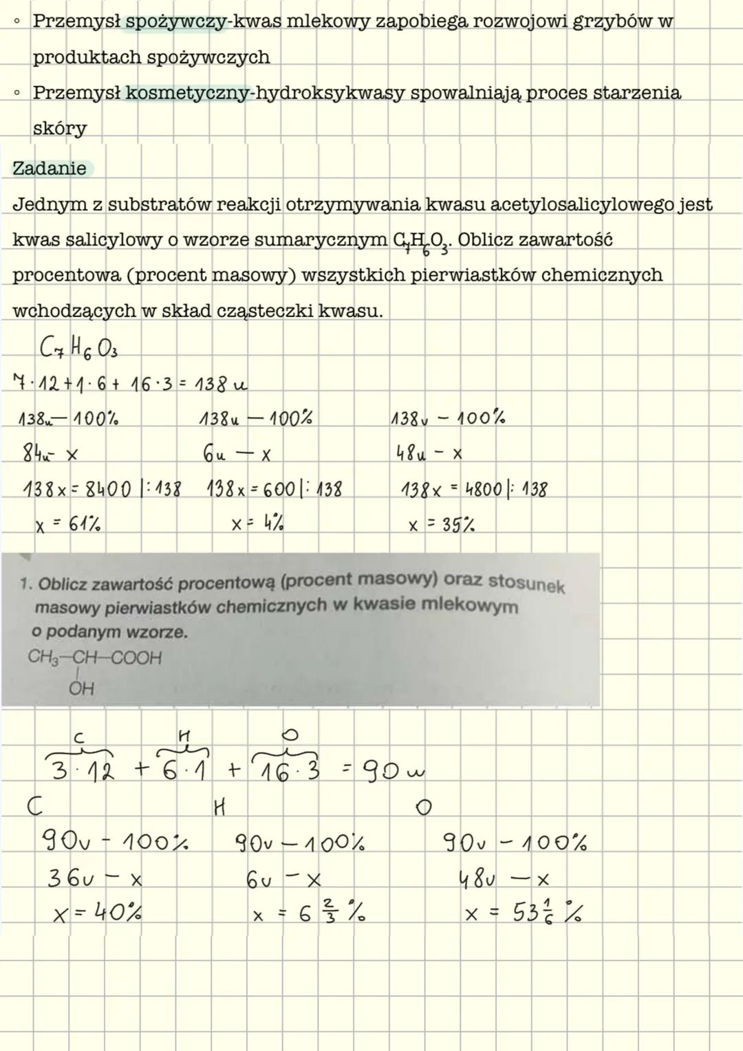Temat: Hydroksykwasy
04.03.2025
1.Hydroksykwasy to związki organiczne zawierające dwie grupy funkcyjne:
hydroksylową i karboksylową,
$(OH)m-