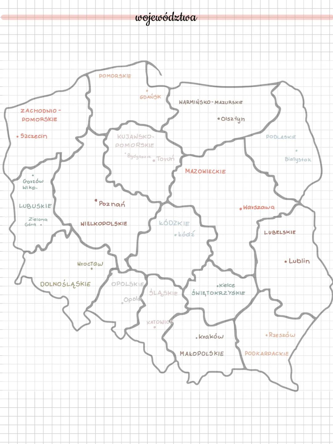 Województwa Polski i ich Stolice: Informacje dla Klasy 7