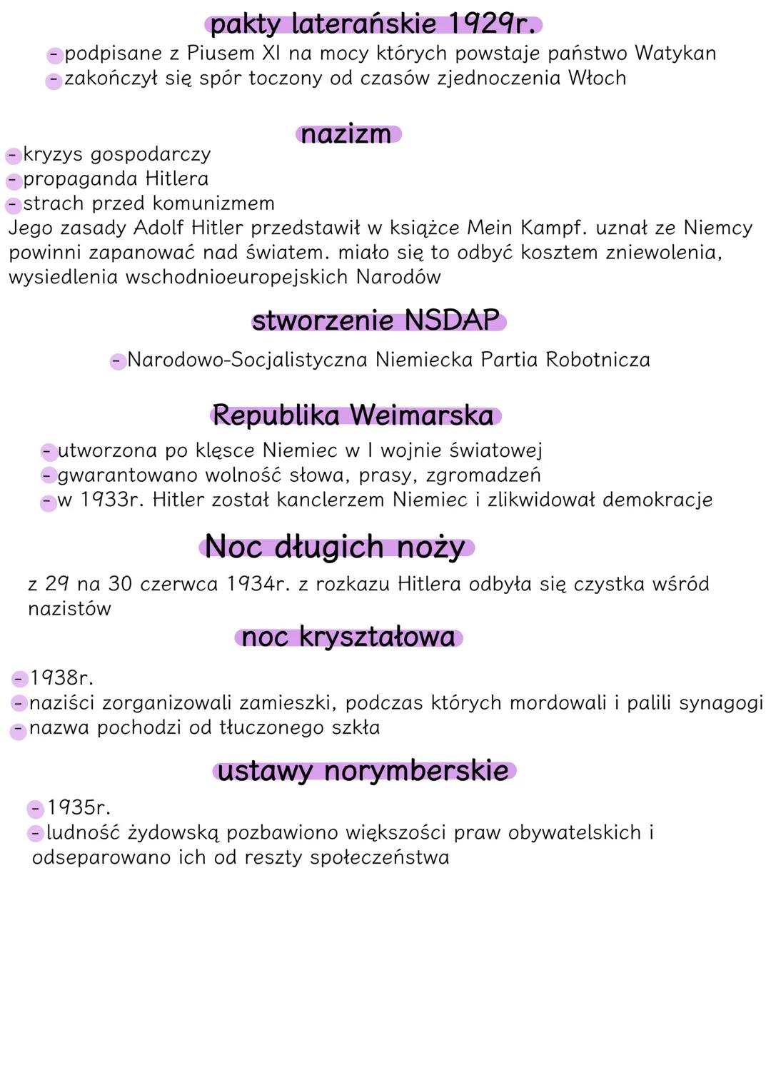 --- OCR Start ---
postanowienia traktatu wersalskiego
28 czerwiec 1919r.
>Niemcy utraciły Alzację, Lotaryngię, Pomorze, część Śląska i posia