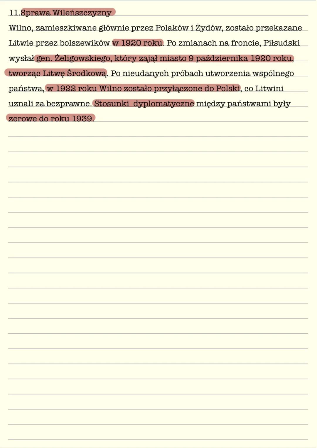 # Walki o granicę wschodnią
1. Konflikt Polsko-Ukraiński wybuchł po I wojnie światowej, gdy Ukraina
ogłosiła niepodległość i proklamowała U