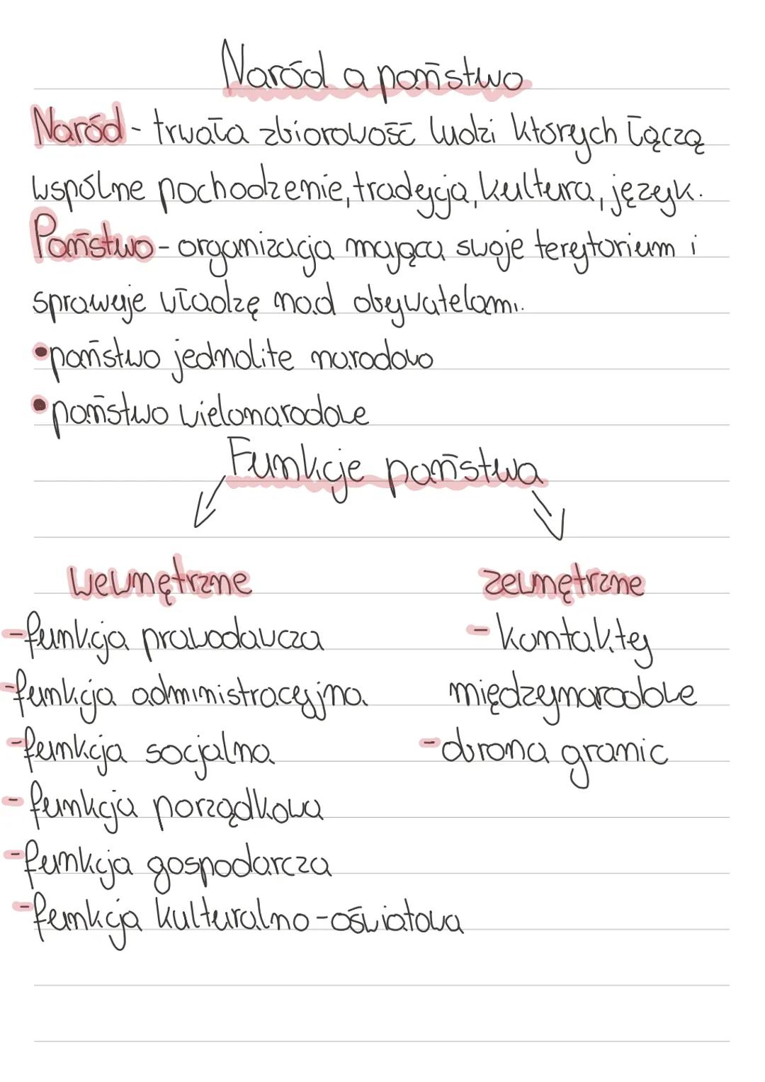 # Państwo i demokracja
Państwo jest rodzajem organizacji, która dysponuje.
konkretnym, wejdzielonym grumicami terytorium i
sprawuje władzę n