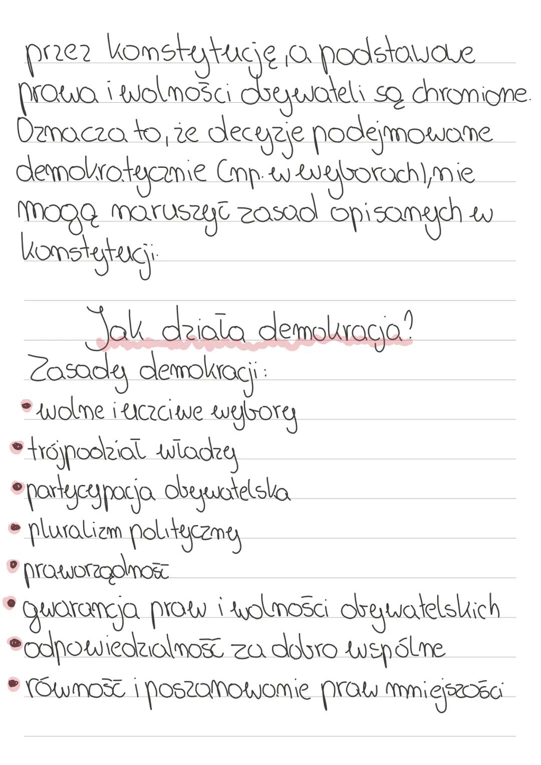 # Państwo i demokracja
Państwo jest rodzajem organizacji, która dysponuje.
konkretnym, wejdzielonym grumicami terytorium i
sprawuje władzę n