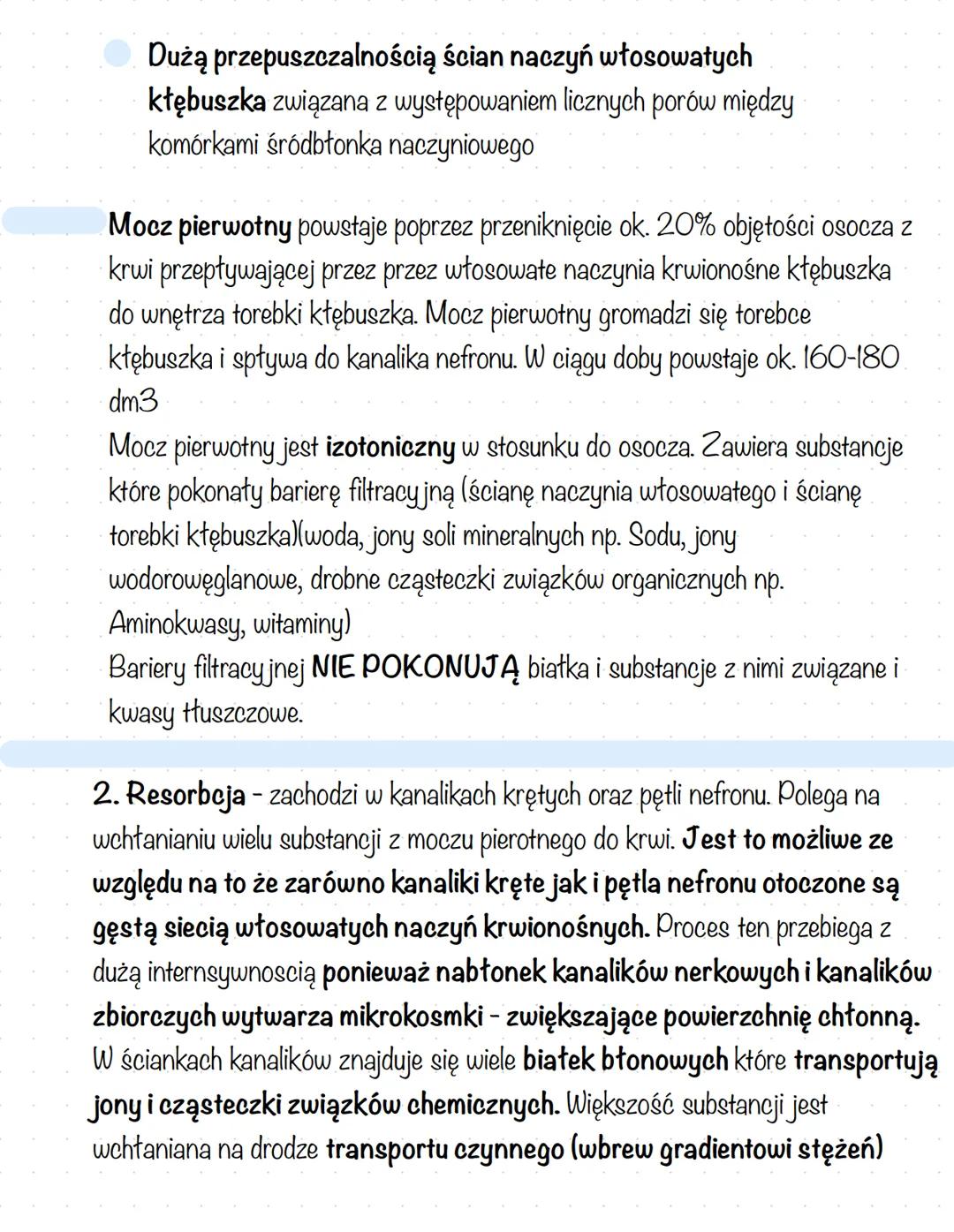 # Budowa i funkcje układu moczowego
Wydalanie - proces fizjologiczny polegający na usuwaniu zbędnych i szkodliwych
przemian materii, powsta