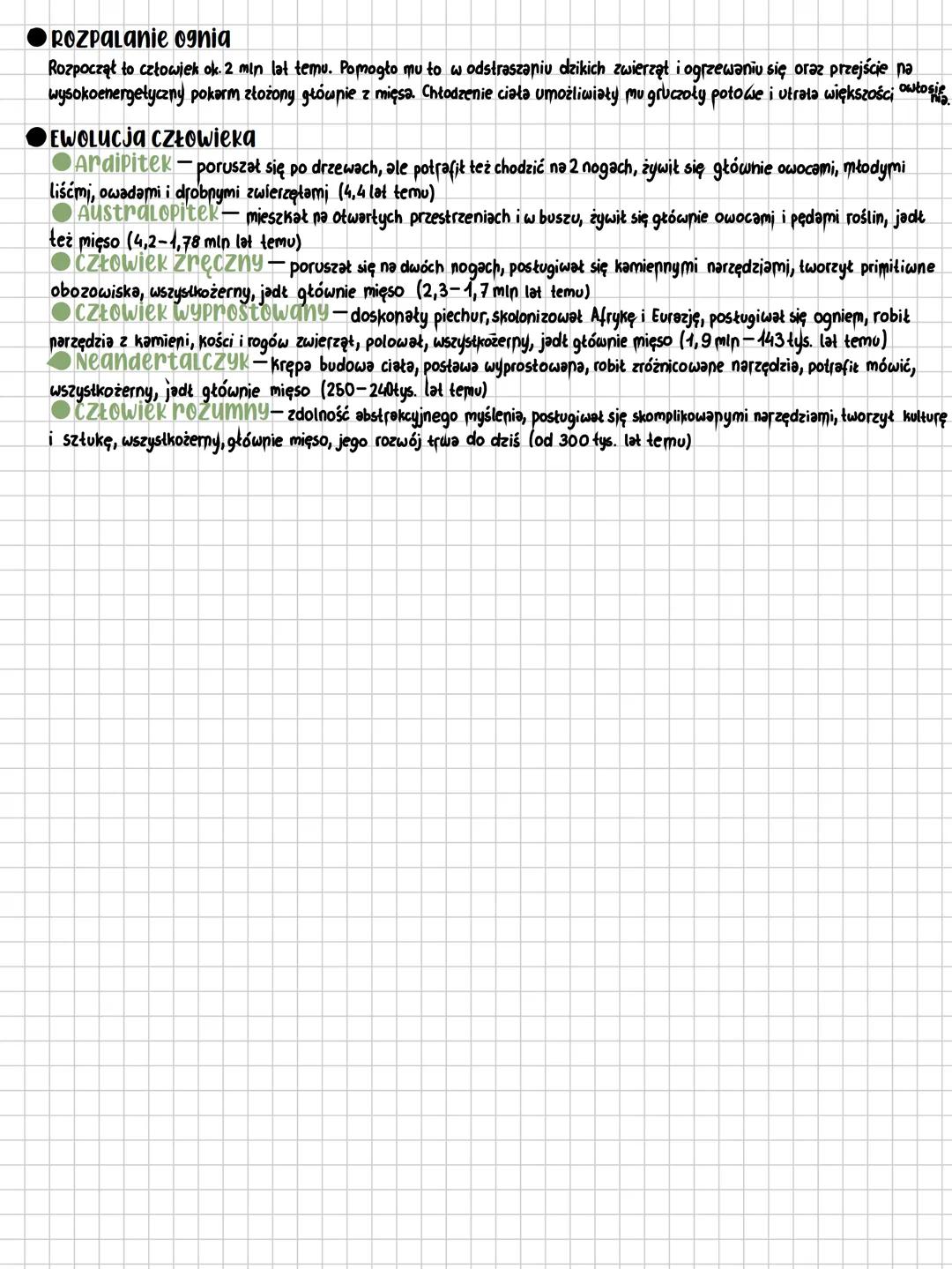 # Pochodzenie człowieka &
• stanowisko systematyczne
KRÓLESTWO - zwierzęta-budowa komórkowe, cudzożywność, zdolność aktywnego ruchu
TYP-s