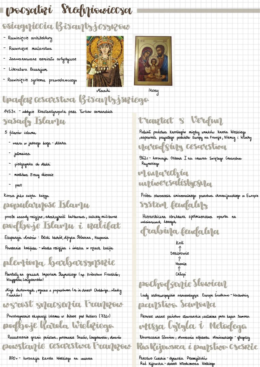 # poczatzi Sredniowiecza
## osiagniecia Bisantsjcsynow
- Rozwinięcie architektury
- Rozwinięcie malarstwa
- Zaawansowane nemiosto artystyc