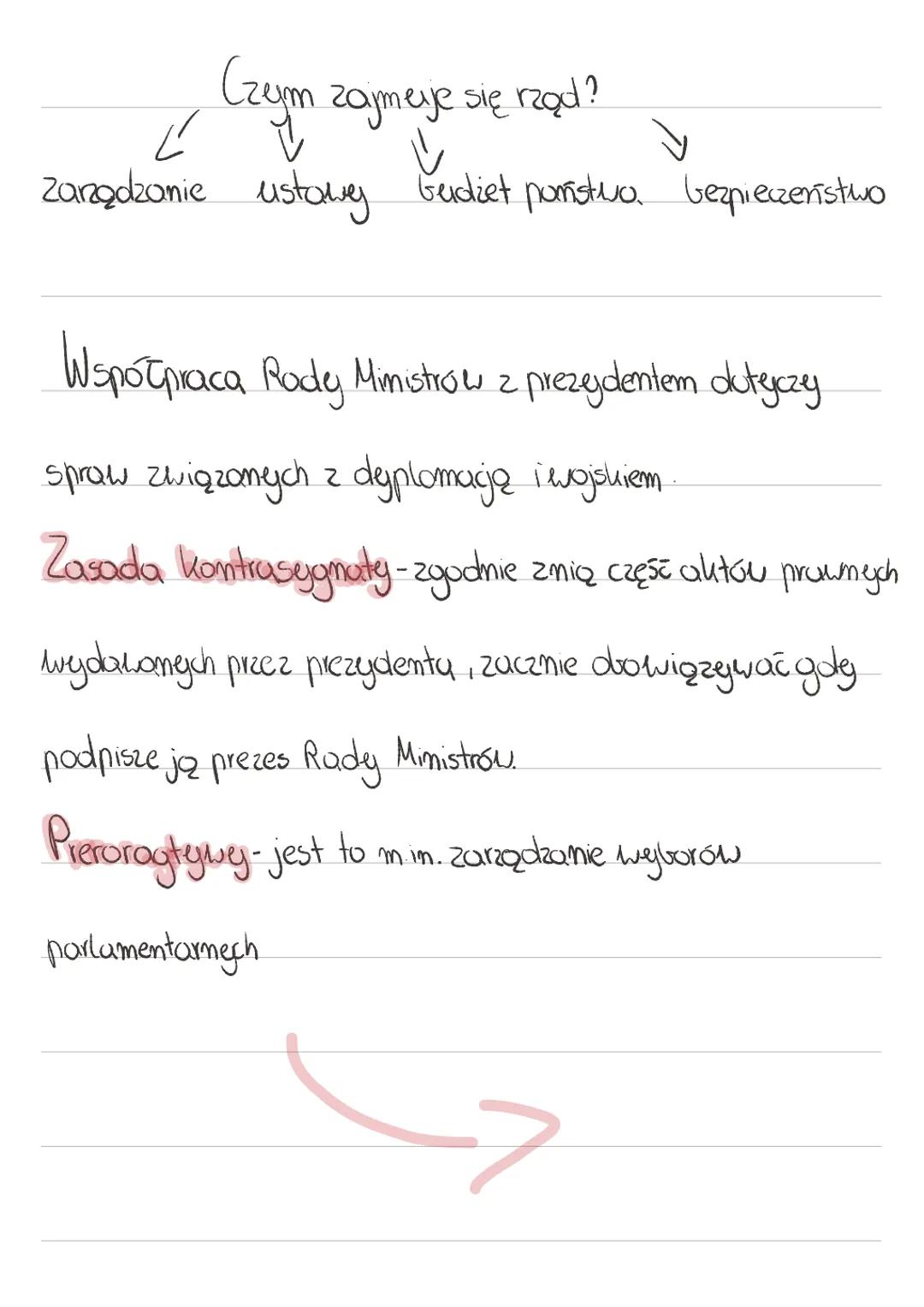 # Prezydent RP i Rodo. Ministrów
Zgodnie z zasadą republikańskiej formy rządów głową.
ponistua w Polsce jest prezydent RP. Sprawerje on wła
