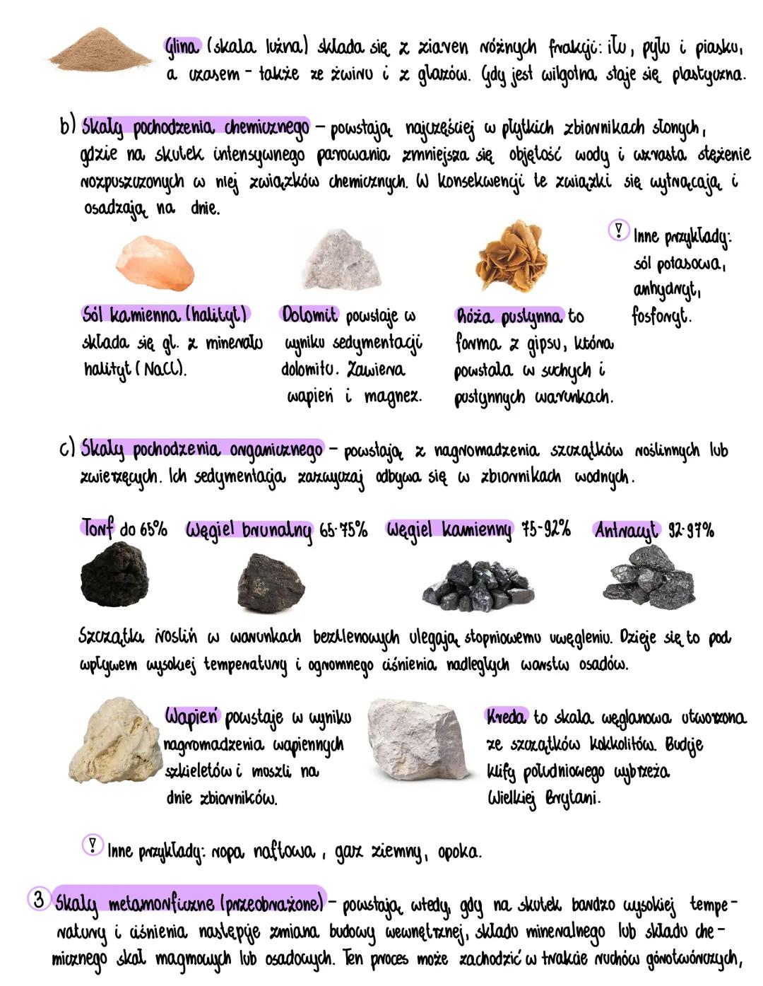 --- OCR Start ---
Minevaly:
Mineraly i skaly
Minerały to podstawowe i najmniejsze z geologicznego punktu widzenia skladniki skorupy
ziemskie