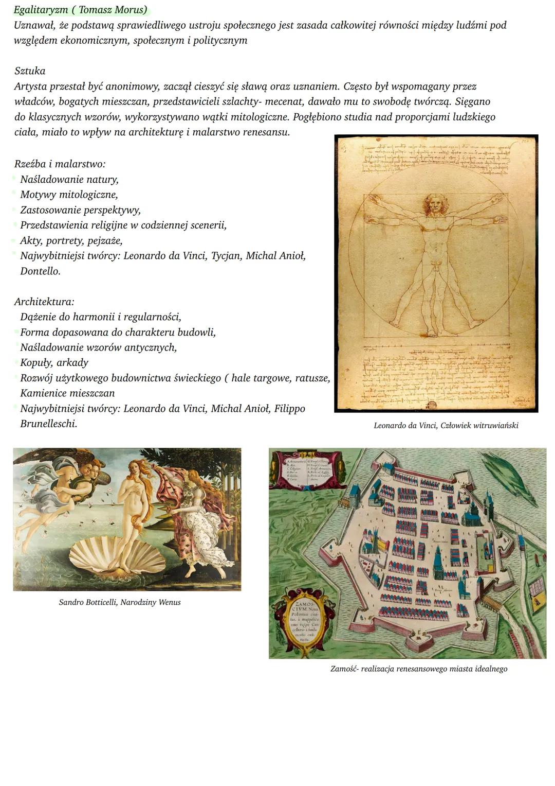 # Renesans
Nazwa epoki:
Renesans pochodzi od francuskiego słowa renaissance, które oznacza odrodzenie, ponowne narodziny. Określa okres
odr