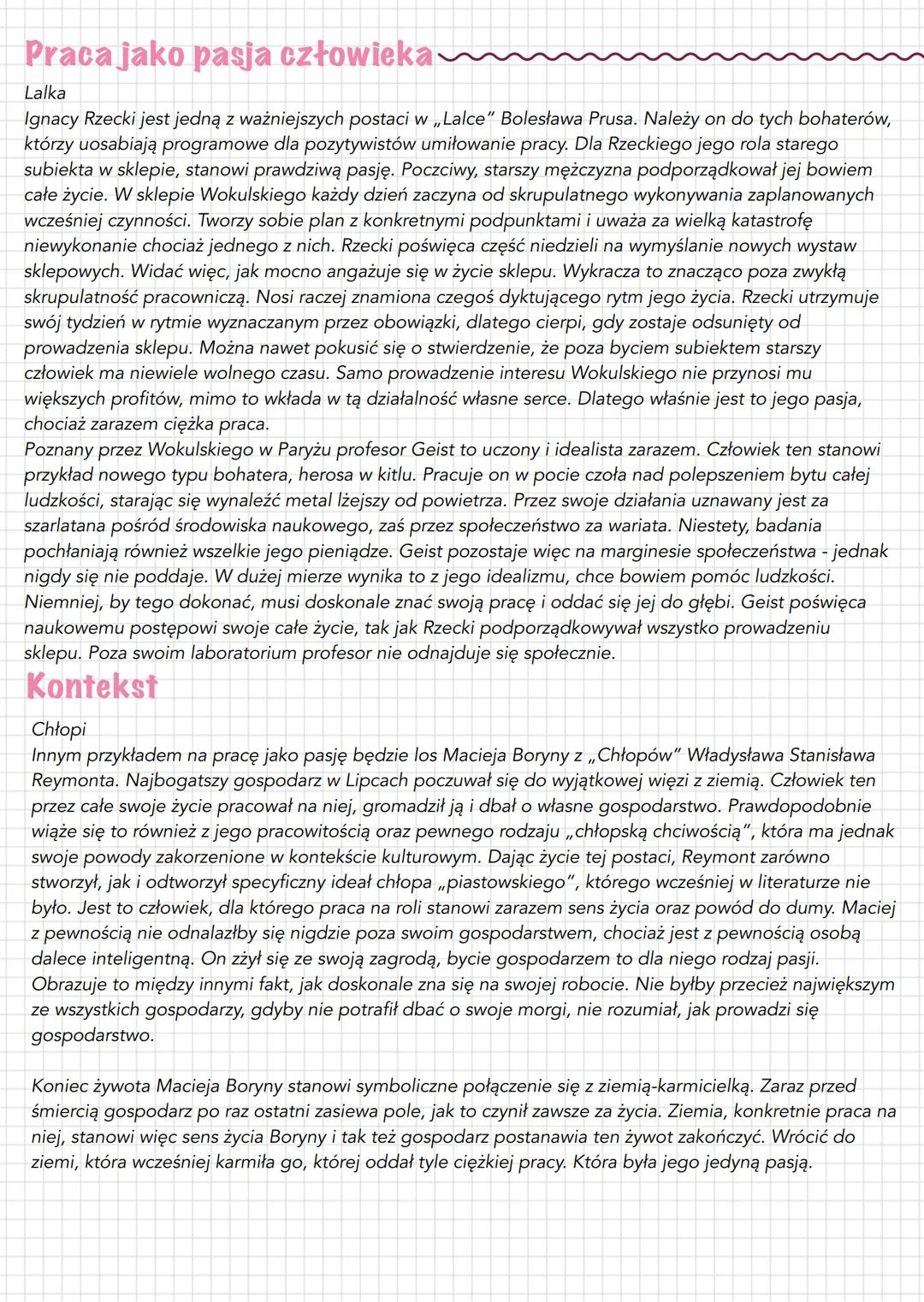 # Lalka
# Pytania jawne:
26. Miłość - siła destrukcyjna czy motywująca do działania? Omów
zagadnienie na podstawie Lalki Bolesława Prusa.