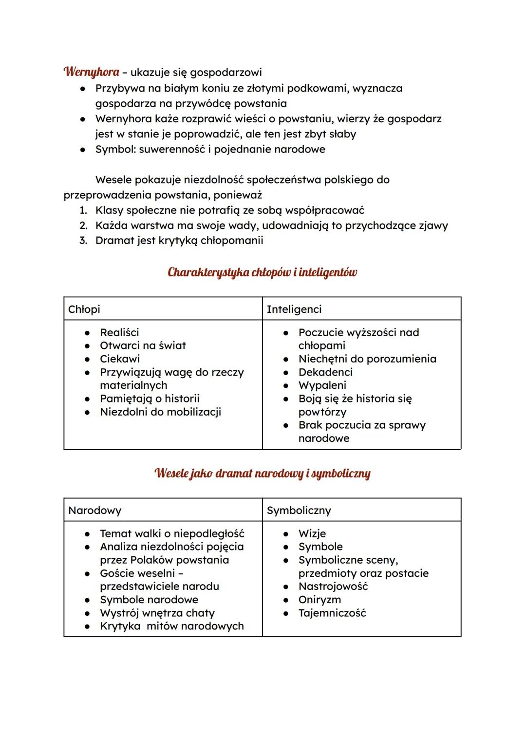 # Wesele
Geneza: autentyczny ślub Lucjana Rydla z chłopcom Jadwigą
mikołajewiczówną w Krakowie i weselem w Bronowickiej chacie Włodzimierza