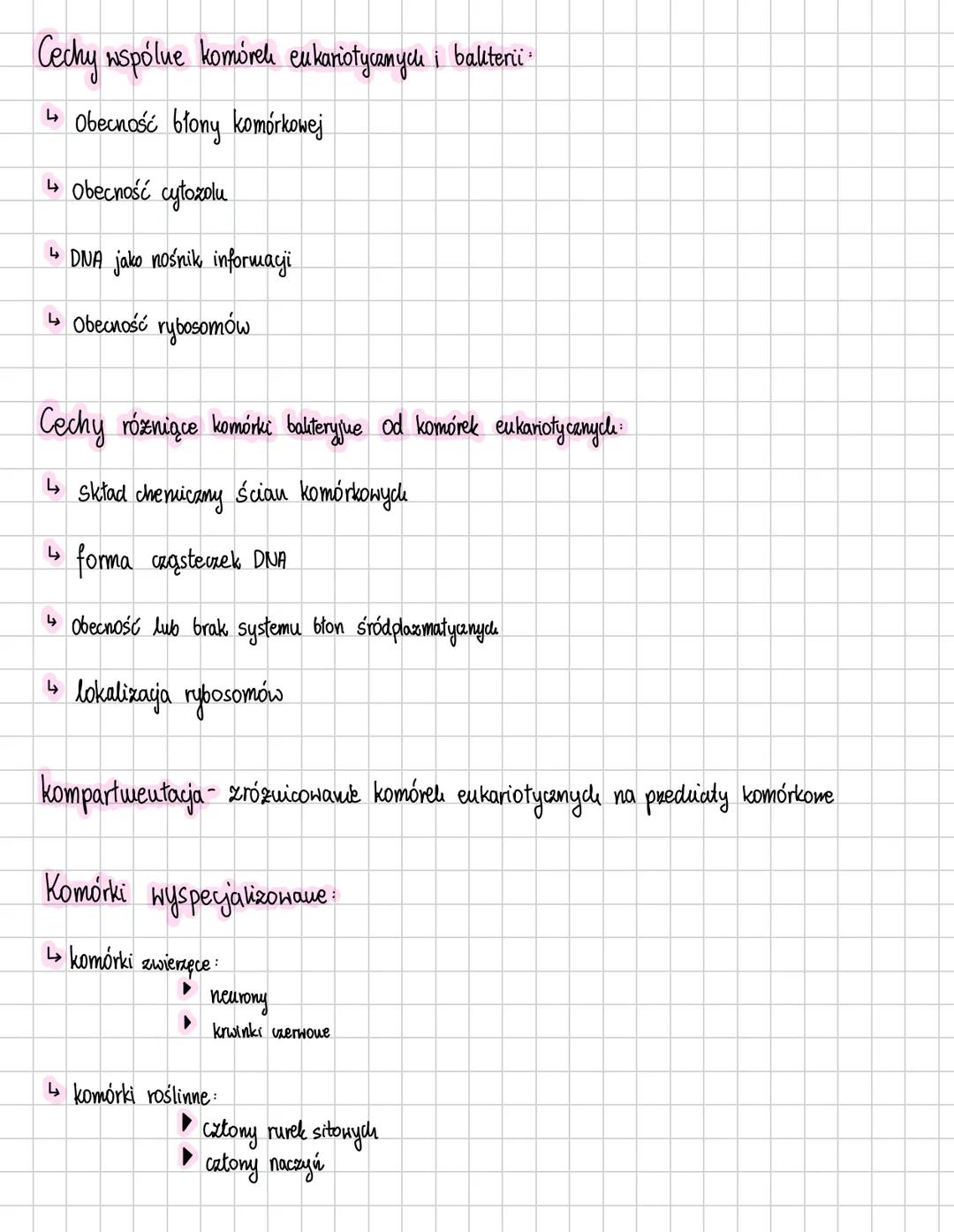 # Budowa i funkcje komórki
Komórka podstawowa jednostka budulcowa i funkcjonalna organizmu, która
jest zdolna do wykonywania czynności zyci