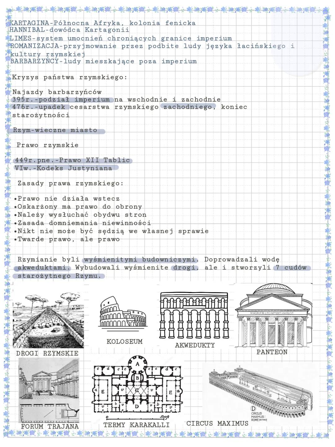 --- OCR Start ---
Starożytny Rzym
Starożytny Rzym powstał w ok 753 r.pne.
Początkowo niewielka osada nad rzeką Tyber w krainie zwanej Lacjum