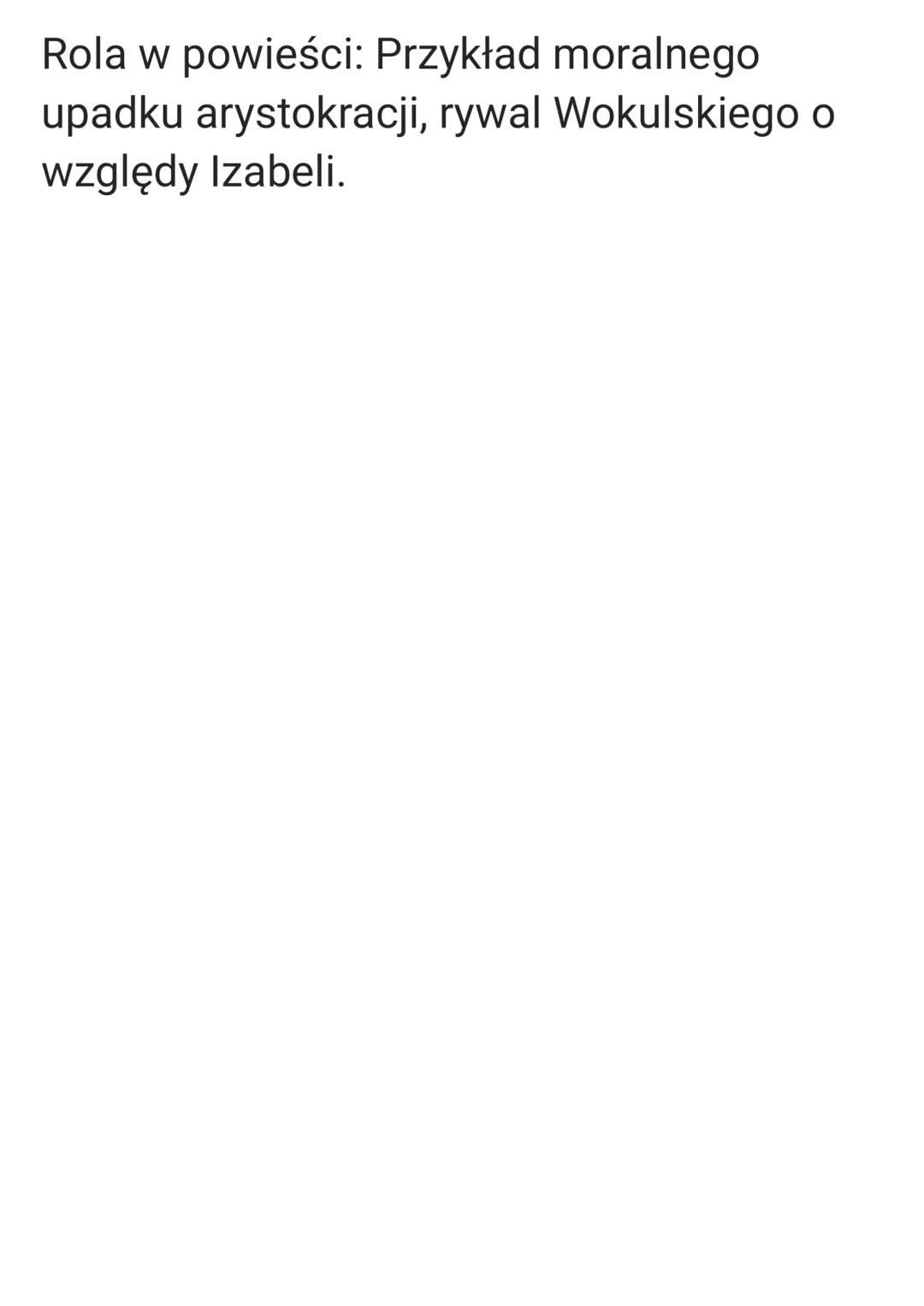 1. Stanisław Wokulski
Kim jest? Główny bohater powieści, kupiec,
były powstaniec styczniowy, człowiek
ambitny i przedsiębiorczy.
Charakter