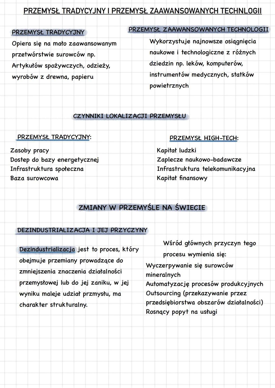 --- OCR Start ---
PRZEMYSŁ
Czynniki lokalizacji przemysłu
Czynniki przyrodnicze:
Czynniki pozaprzyrodnicze
Baza surowcowa
Techniczno-ekonomi