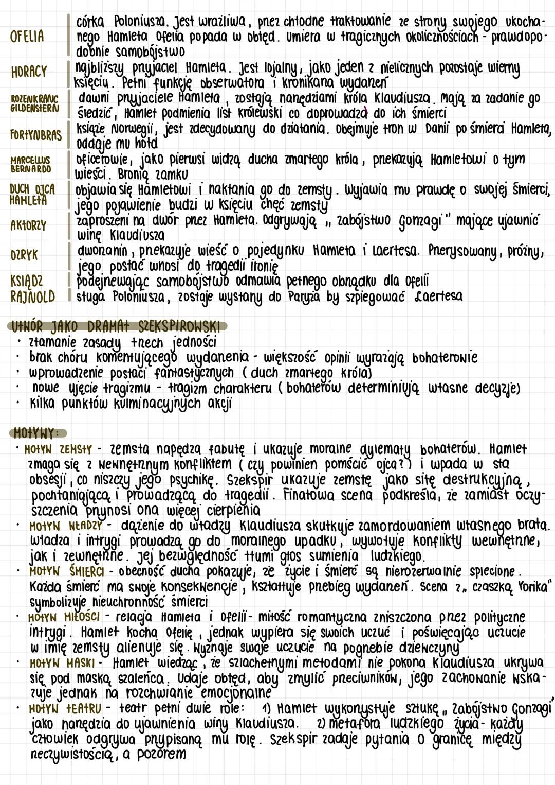 # hamlet
GENEZA UTWORU:
- „Hamlet" powstał między 1599 a 1602r., autor positkuje się historią i biene inspirację
z opowieści o poszukującym