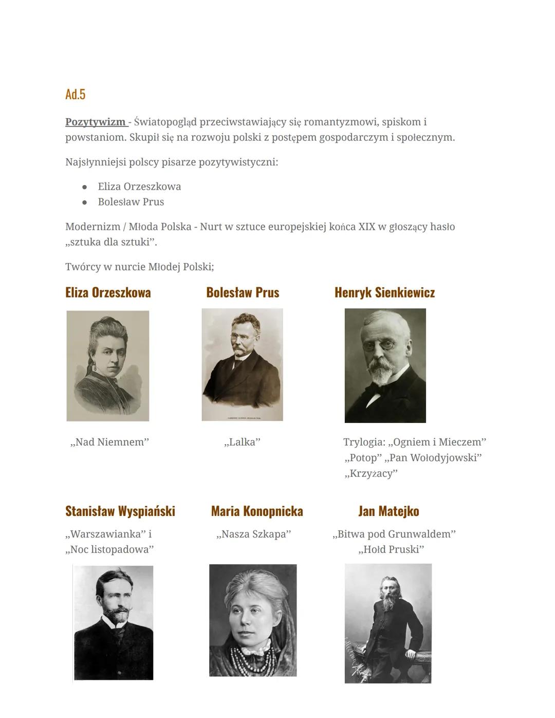 # Historia dział IV
Ziemie Polskie po wiośnie ludów
1. POWSTANIE STYCZNIOWE
1. pojęcia: praca organiczna, czerwoni i biali, branka, wojna