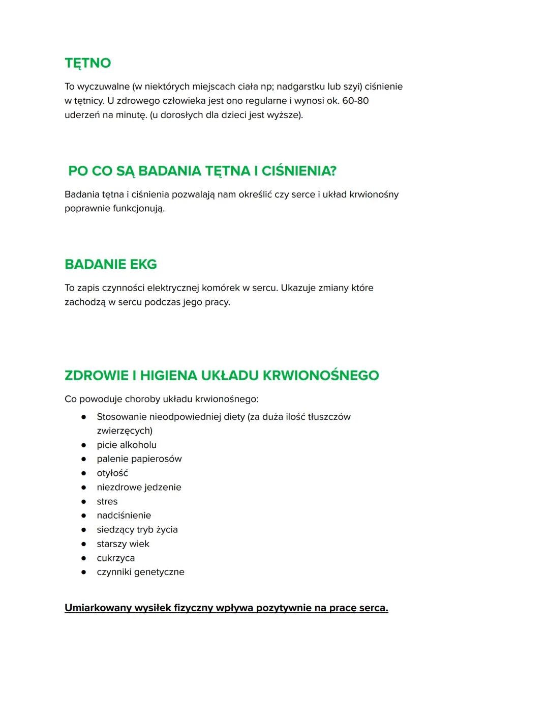 # Biologia „Układ Krążenia”
1) Budowa i funkcje krwi
2) Krążenie krwi
3) Budowa i działanie serca
4) Higiena i choroby układu krwionośne