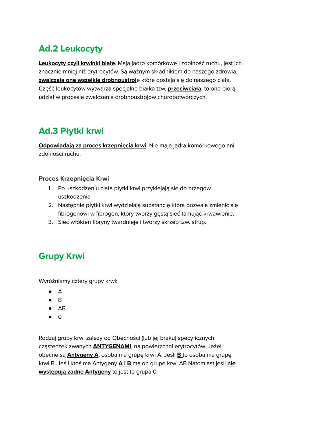 # Biologia „Układ Krążenia”
1) Budowa i funkcje krwi
2) Krążenie krwi
3) Budowa i działanie serca
4) Higiena i choroby układu krwionośne
