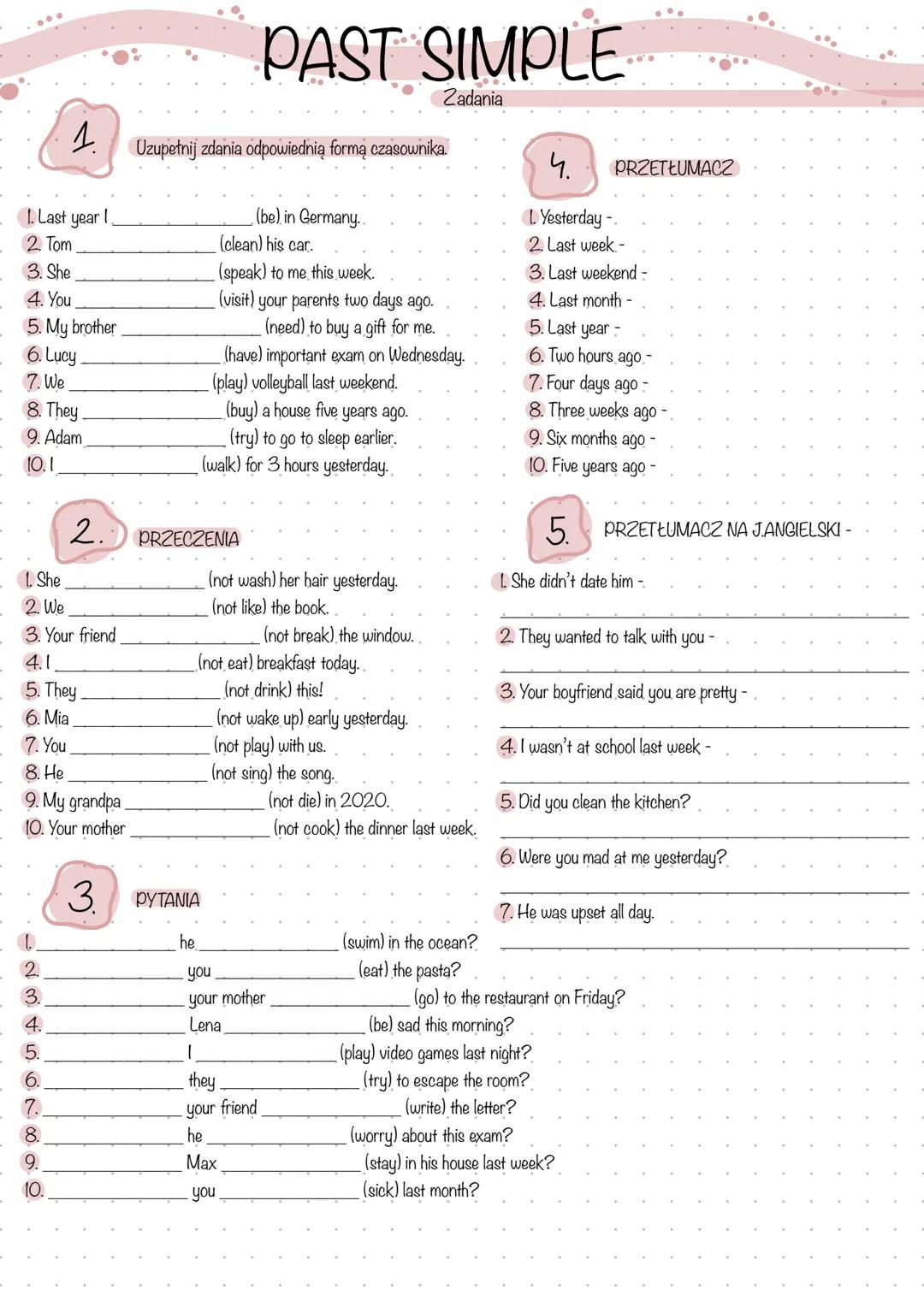 # PAST SIMPLE
## 1. ZASTOSOWANIE
Opisuje wydarzenia, które miały miejsce w
okreslonym czasie w przeszłości. Krótkó mówiąc
— informujemy, ki