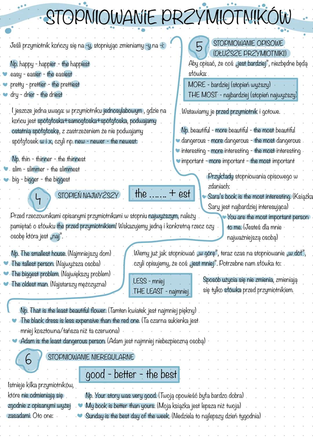 # STOPNIOWANIE PRZYMIOTNIKÓW
1
DEFINICJA
Najkrócej mówiąc, stopniowanie przymiotnika pozwala nam zróżnicować opisywaną cechę pod względem