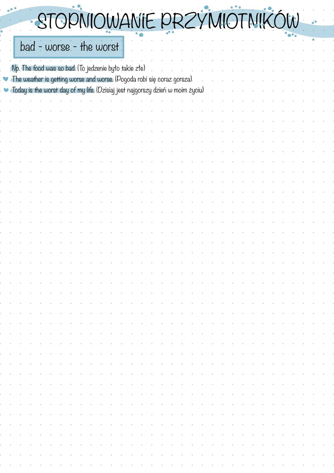 # STOPNIOWANIE PRZYMIOTNIKÓW
1
DEFINICJA
Najkrócej mówiąc, stopniowanie przymiotnika pozwala nam zróżnicować opisywaną cechę pod względem