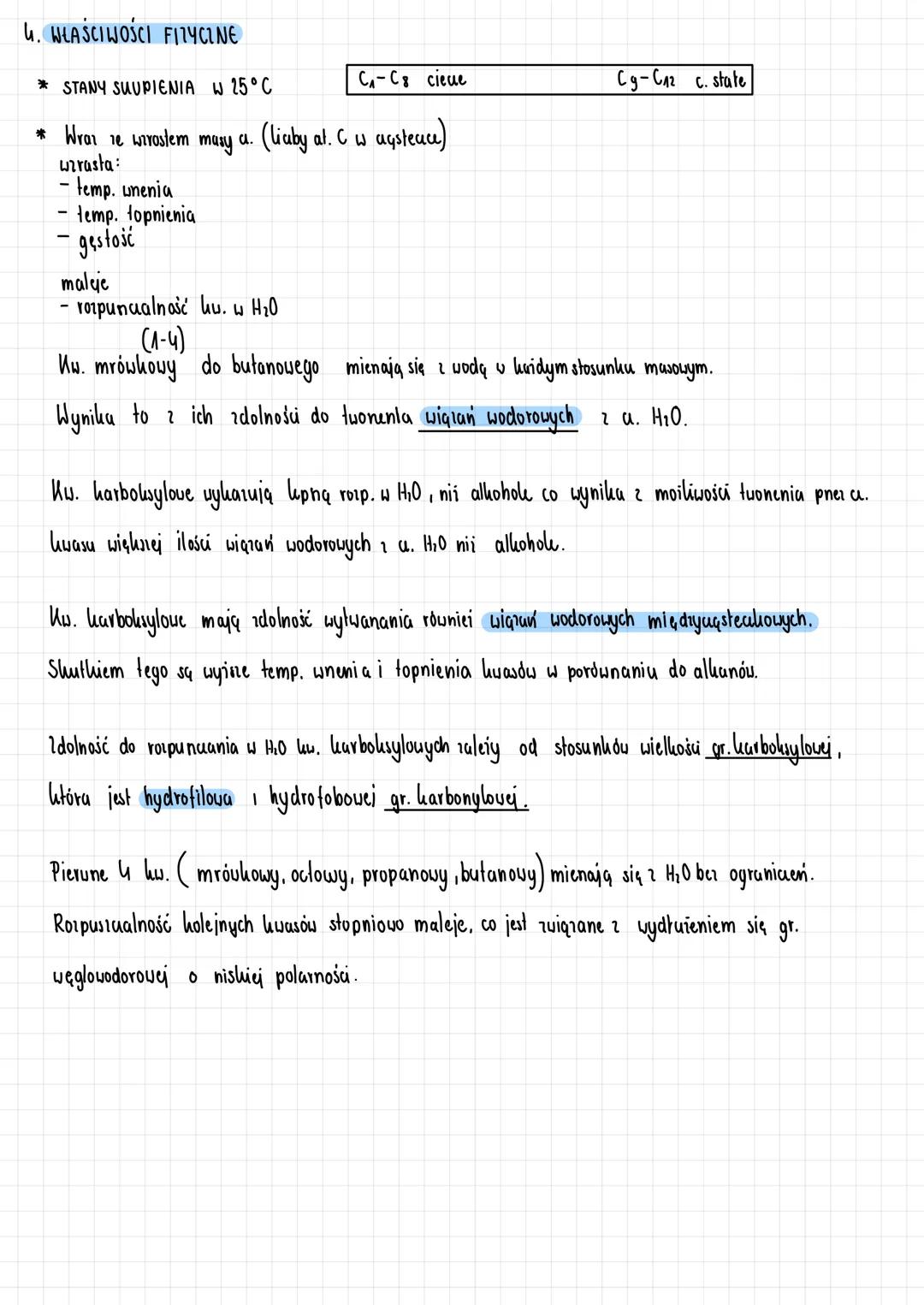 # KW. KARBOKSYLOWE
1. Kw. karboksylove to pochodne węglowodorów, które zawierają w swoich a. gr. karboksylową.
0
OH
COOH
Wiór ogólny kw