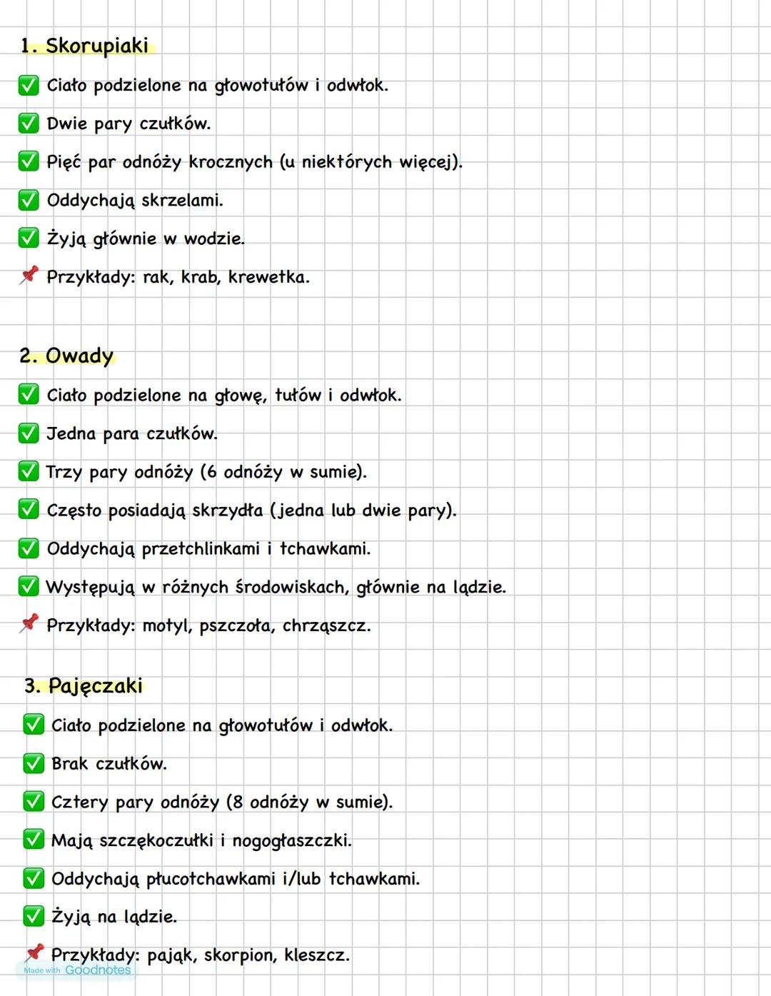- Cechy charakterystyczne:
- Ciało podzielone na segmenty.
Stawonogi
- Odnóża zbudowane z odcinków połączonych stawami.
- Ciało pokryte ch