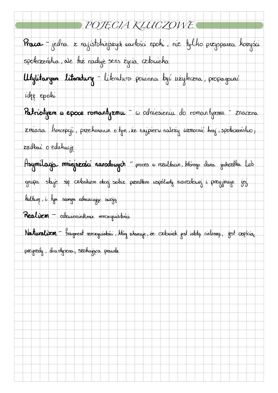 --- OCR Start ---
Pozytywizm
RAMY CZASOWE
Europa: 1850r do Lat 80X1XN. (1890)
Polska 1864 (upadek powstania styczniowego) - 18915
NAZWA EPOK