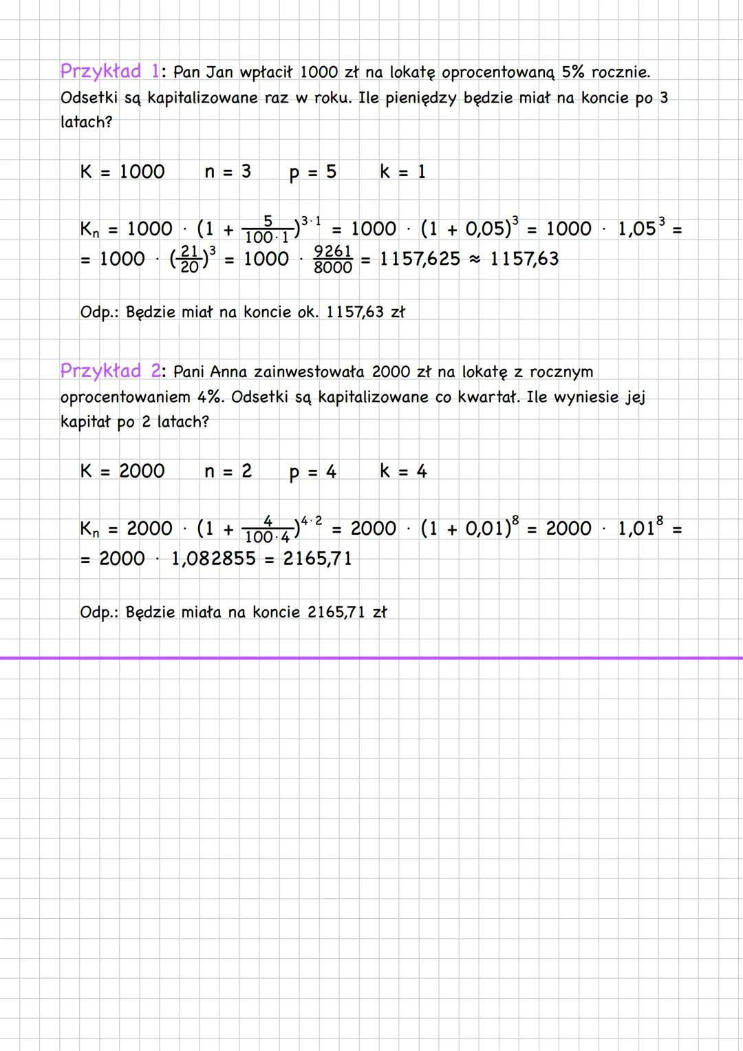 # procenty
-> procent - część całości o mianowniku 100. Zapisujemy go symbolem %
p% = 100
Np. 1% to 1 setna całości:
1% = 1 = 0,01
100