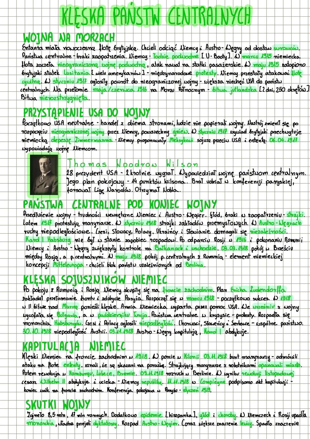 # KLĘSKA PAŃSTW CENTRALNYCH
# WOJNA NA MORZACH
Entanta miała nowoczesna flotę brytyjską. Chcieli odciąć Niemcy i Austro-Węgry od dostaw su