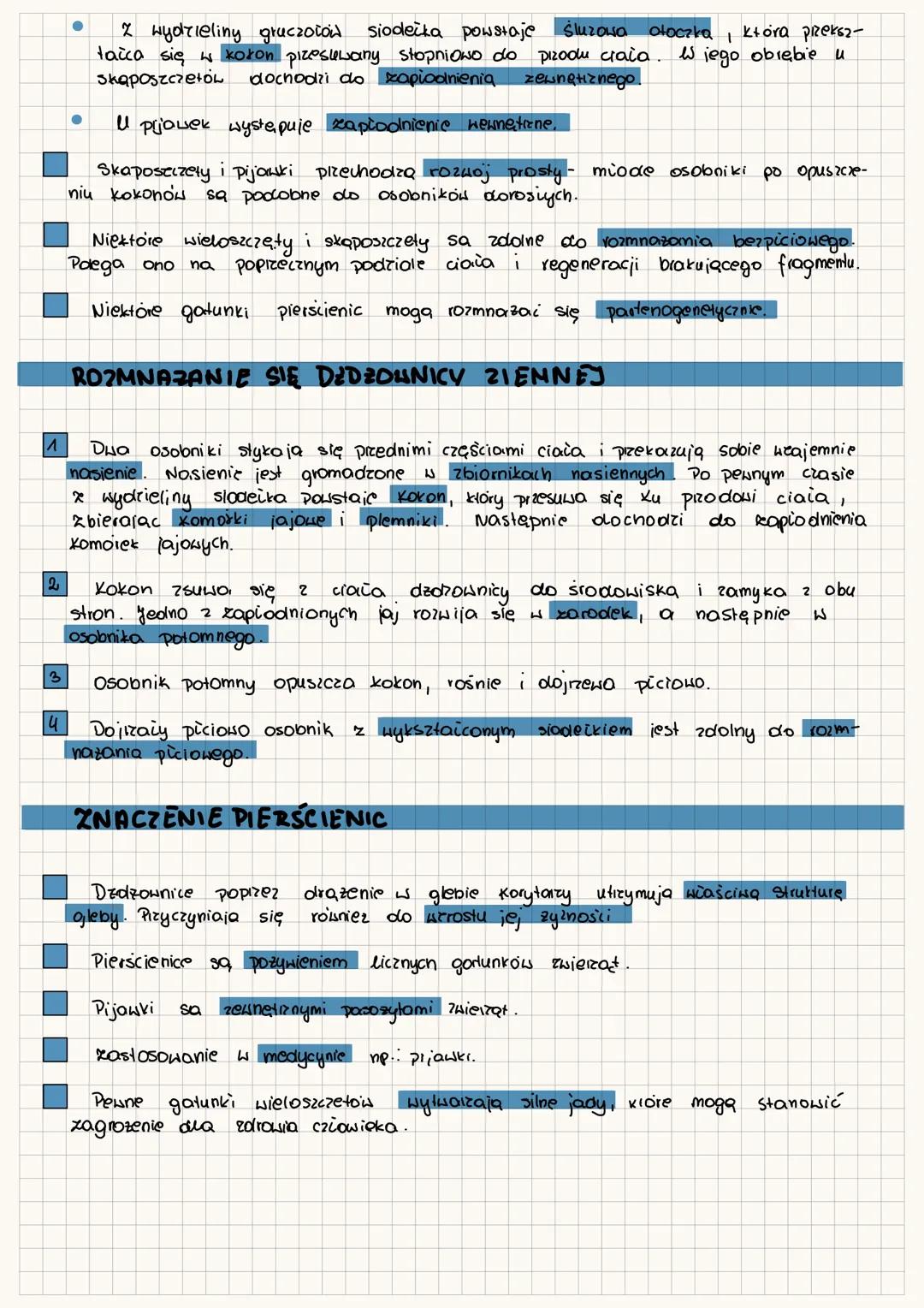 --- OCR Start ---
pierścienice
☐ Do pierścienic przede wszystkim należą zwierzęta zasiedlające wody słone, rzadziej
słodkie. Część gatunku p