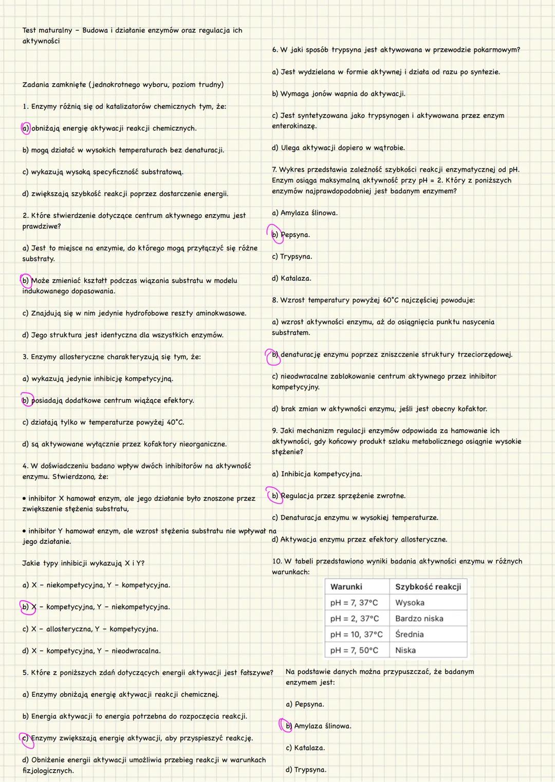 --- OCR Start ---
Budowa i działanie enzymów "
1. Enzymy – definicja i ogólna charakterystyka
• Enzymy to biokatalizatory, czyli białka (rza
