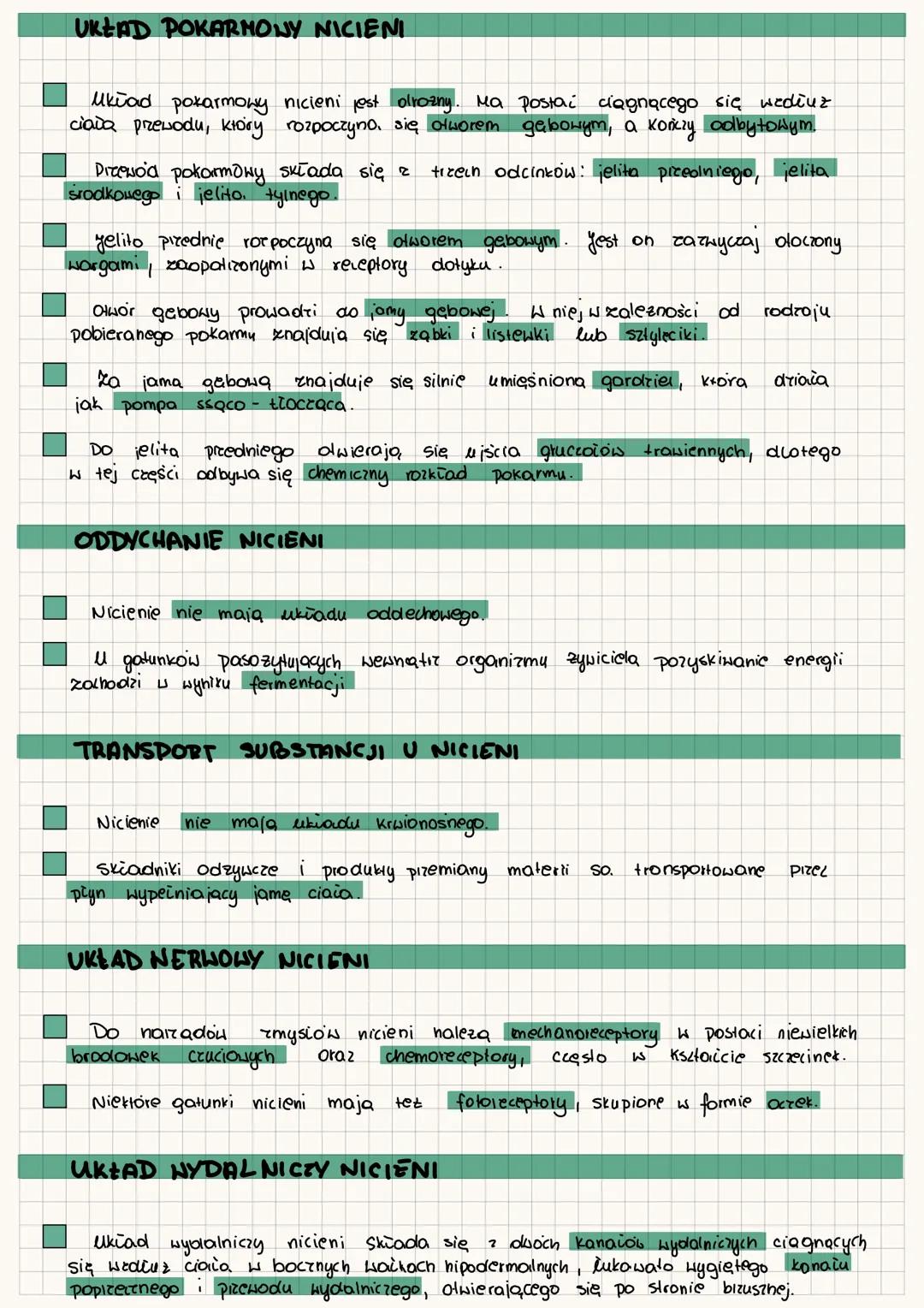 # nicienie
Nicienie zamieszkują, różnorodne środowiska: dno moiz, a takze glebe.
Około POLOна pornanych godunków to pasozyty roślin grey b