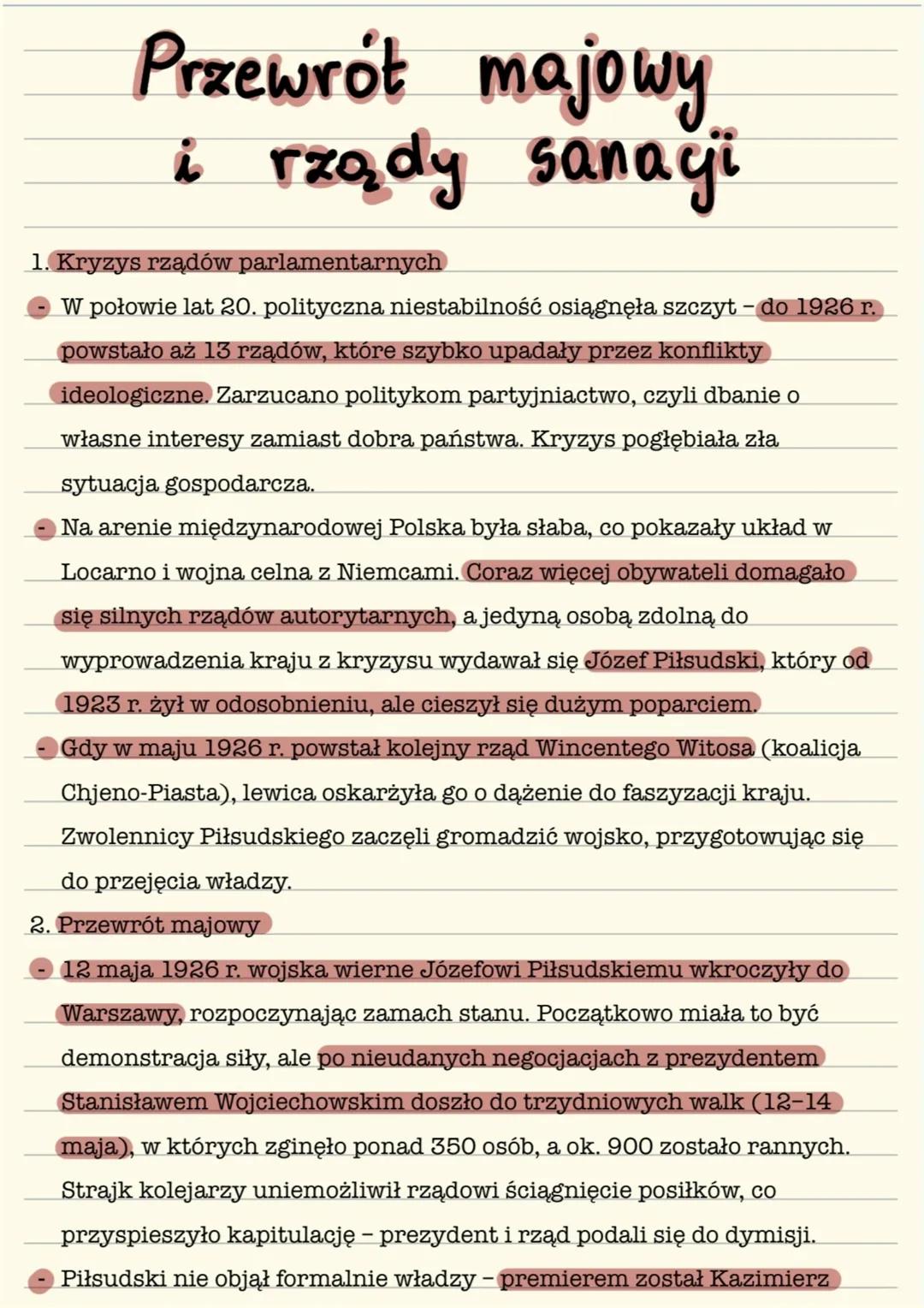 # Przewrót majowy
i rządy sanayi
1. Kryzys rządów parlamentarnych
- W połowie lat 20. polityczna niestabilność osiągnęła szczyt do 1926 r.