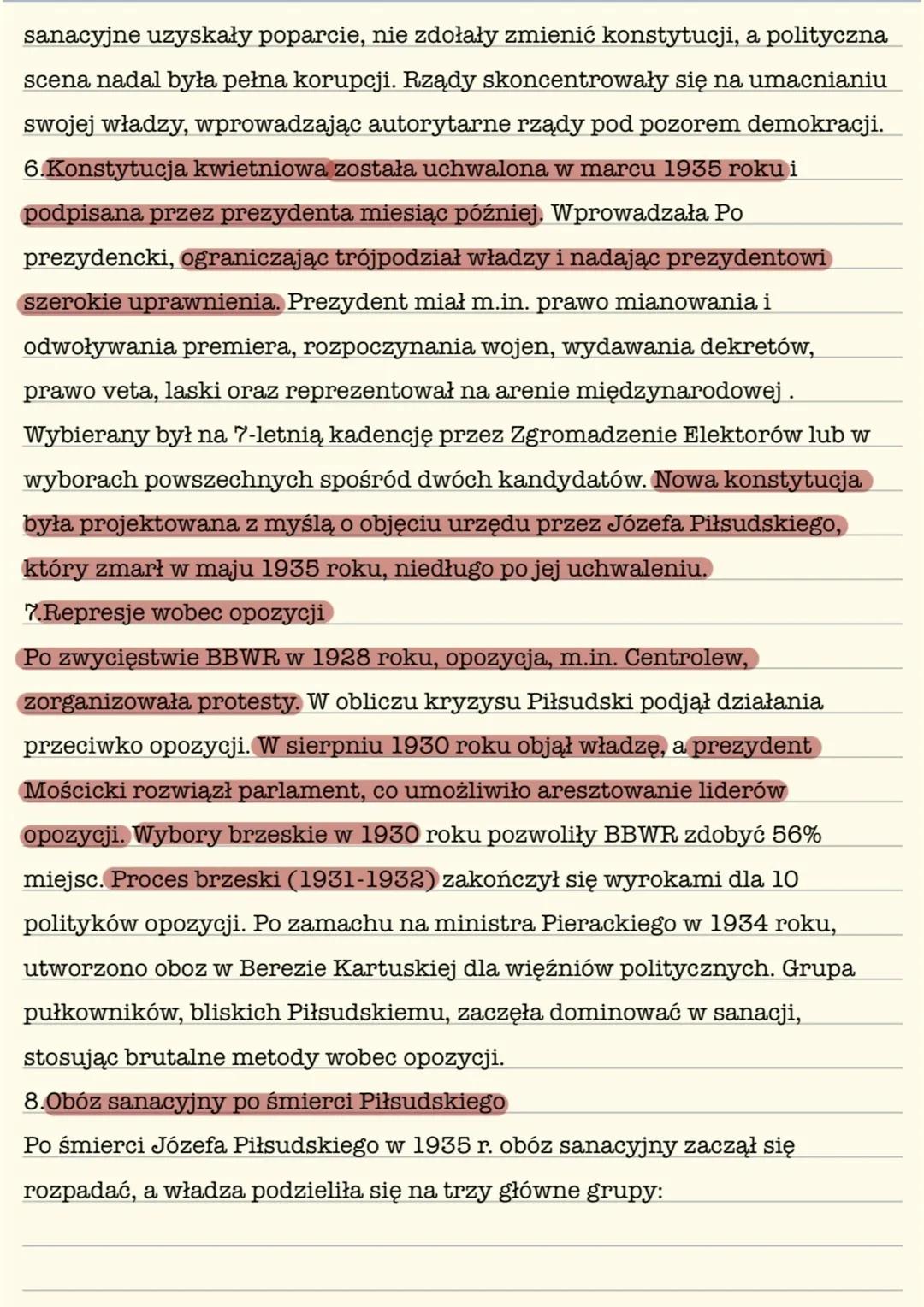 # Przewrót majowy
i rządy sanayi
1. Kryzys rządów parlamentarnych
- W połowie lat 20. polityczna niestabilność osiągnęła szczyt do 1926 r.