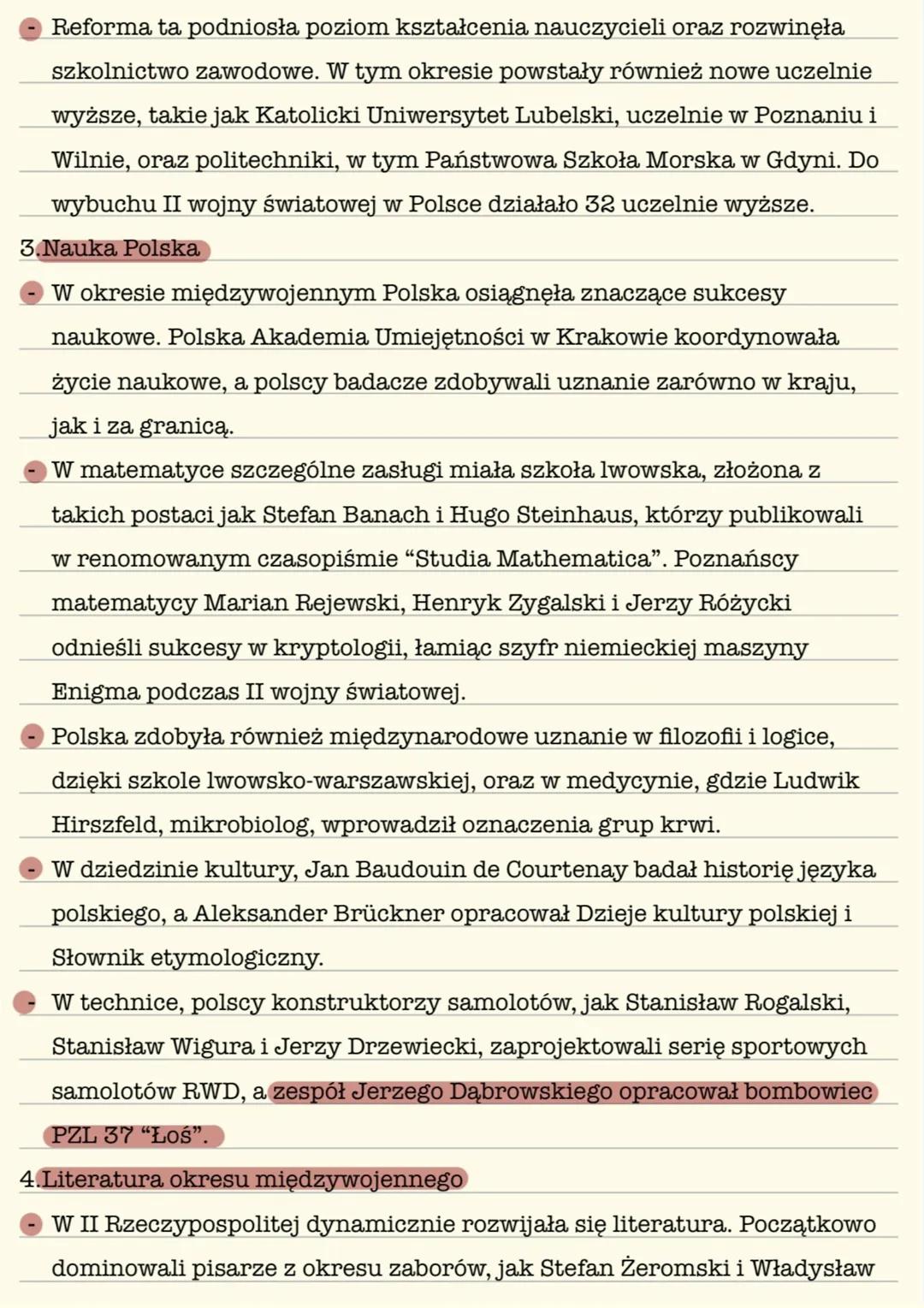 # Kultura i nauka w
II Rzeczypospolitej
1.Reformy oświaty w II Rzeczypospolitej
W odrodzonej Polsce analfabetyzm był dużym problemem, szcz