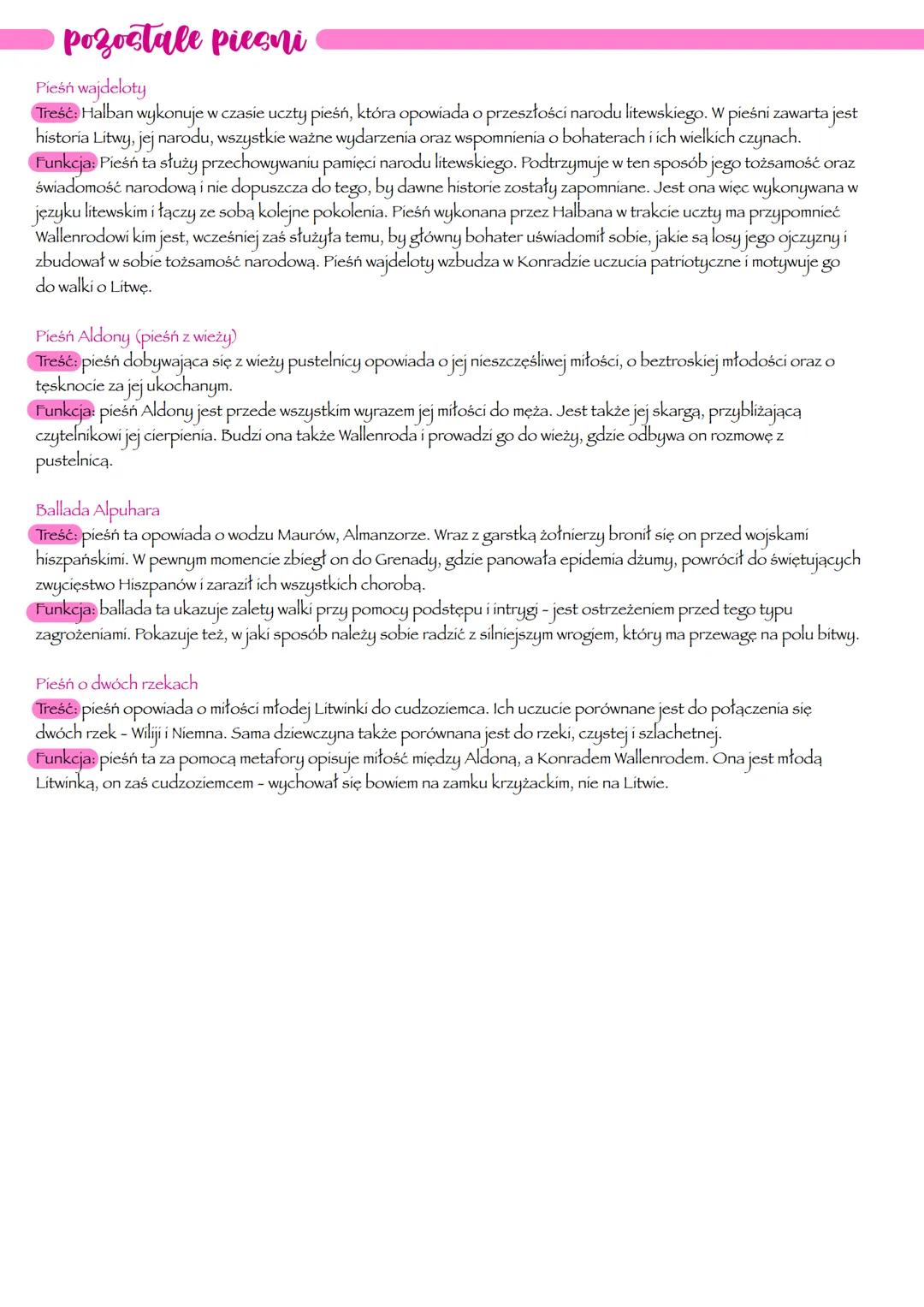 --- OCR Start ---
W dalszej części utworu, na jaw wychodzą prawdziwa tożsamość i misja Konrada. Bohater urodził się na litewskiej wsi.
Jako