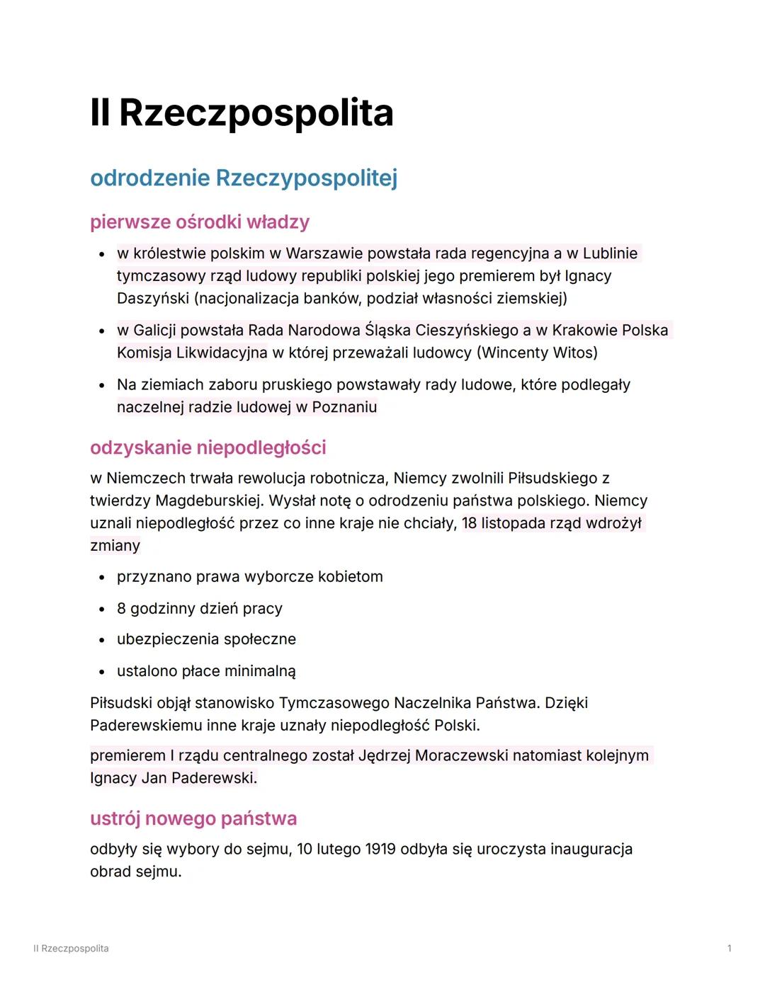 II Rzeczpospolita